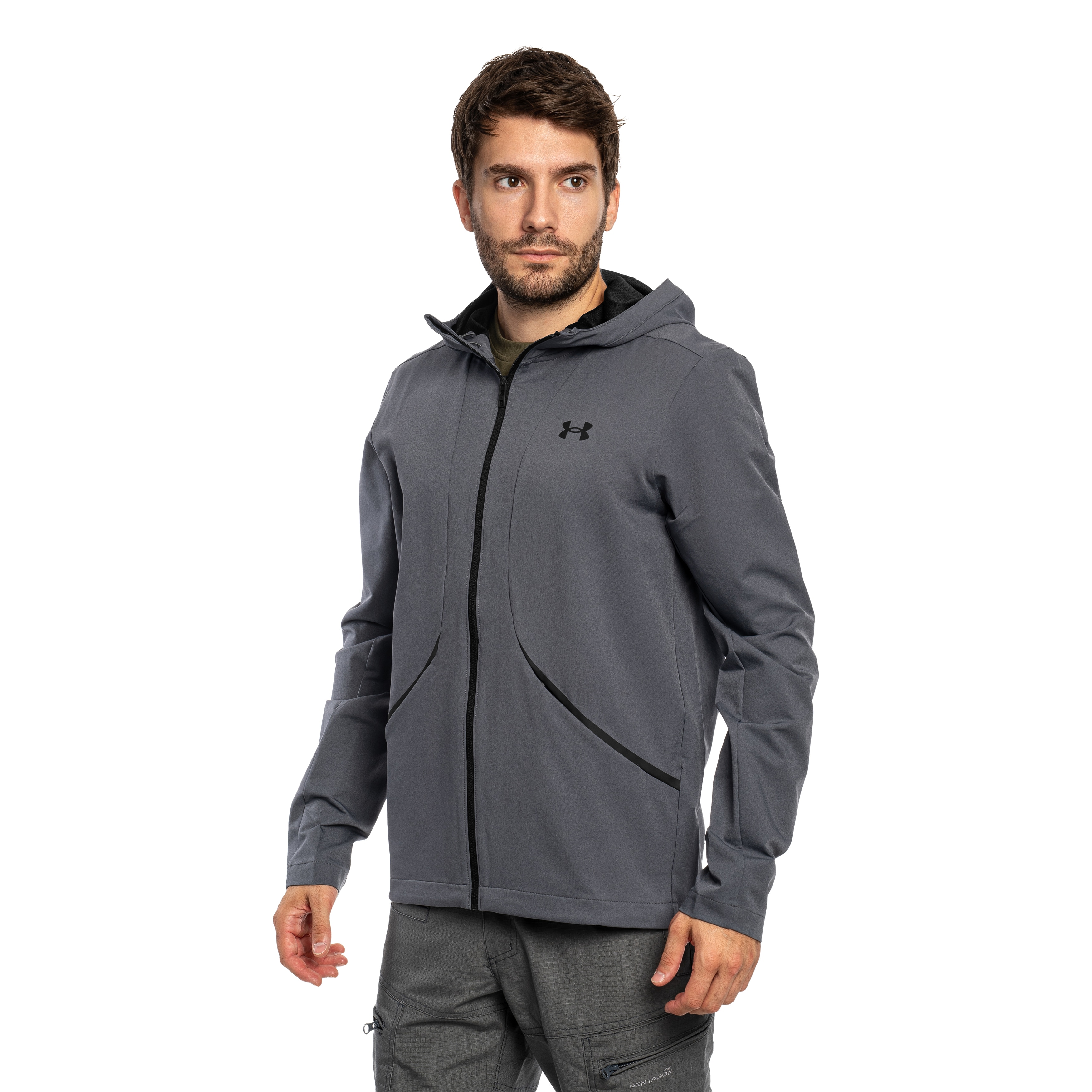 Куртка Under Armour Unstoppable Woven - Castlerock/Black