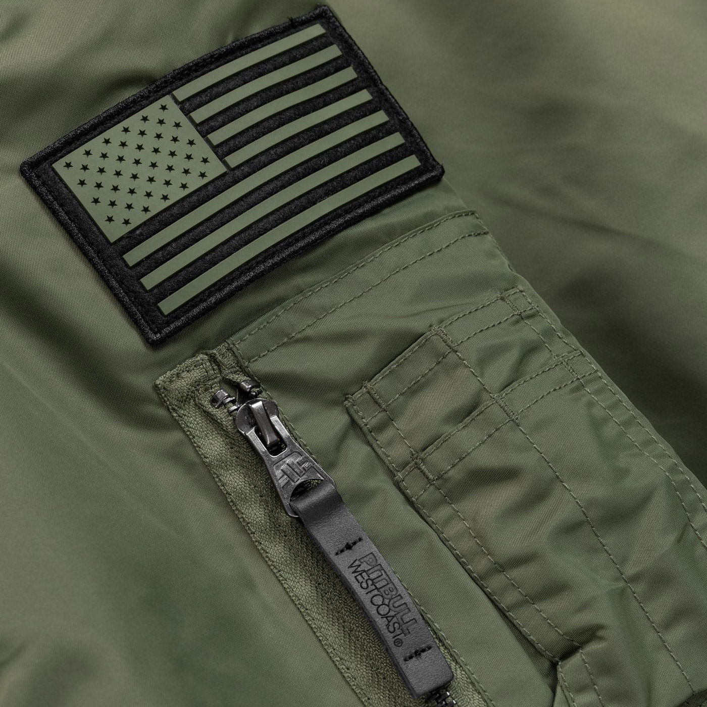 Pitbull Encino Bomber Jacket - Olive