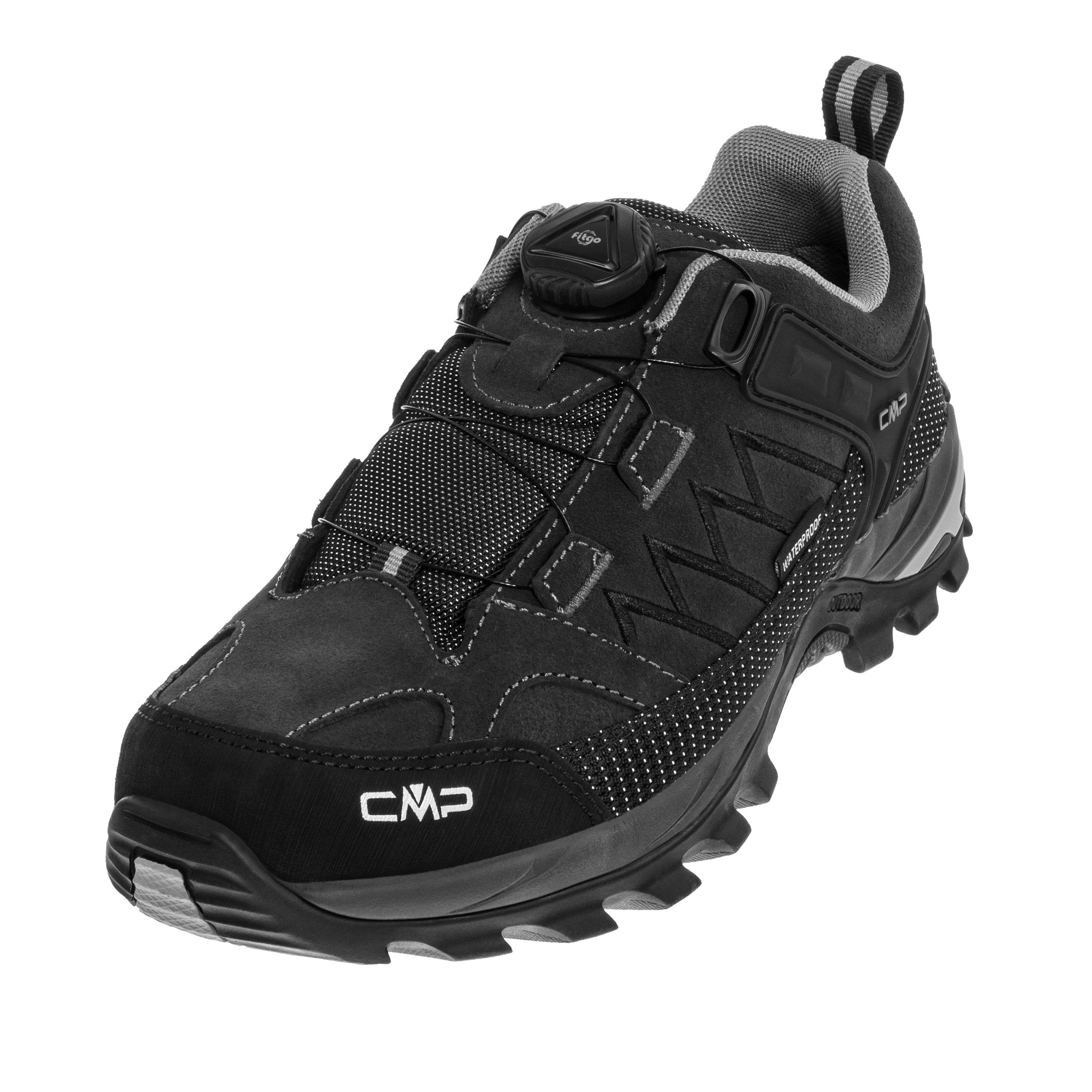 Buty CMP Rigel Waterproof Low Fitgo - Piombo