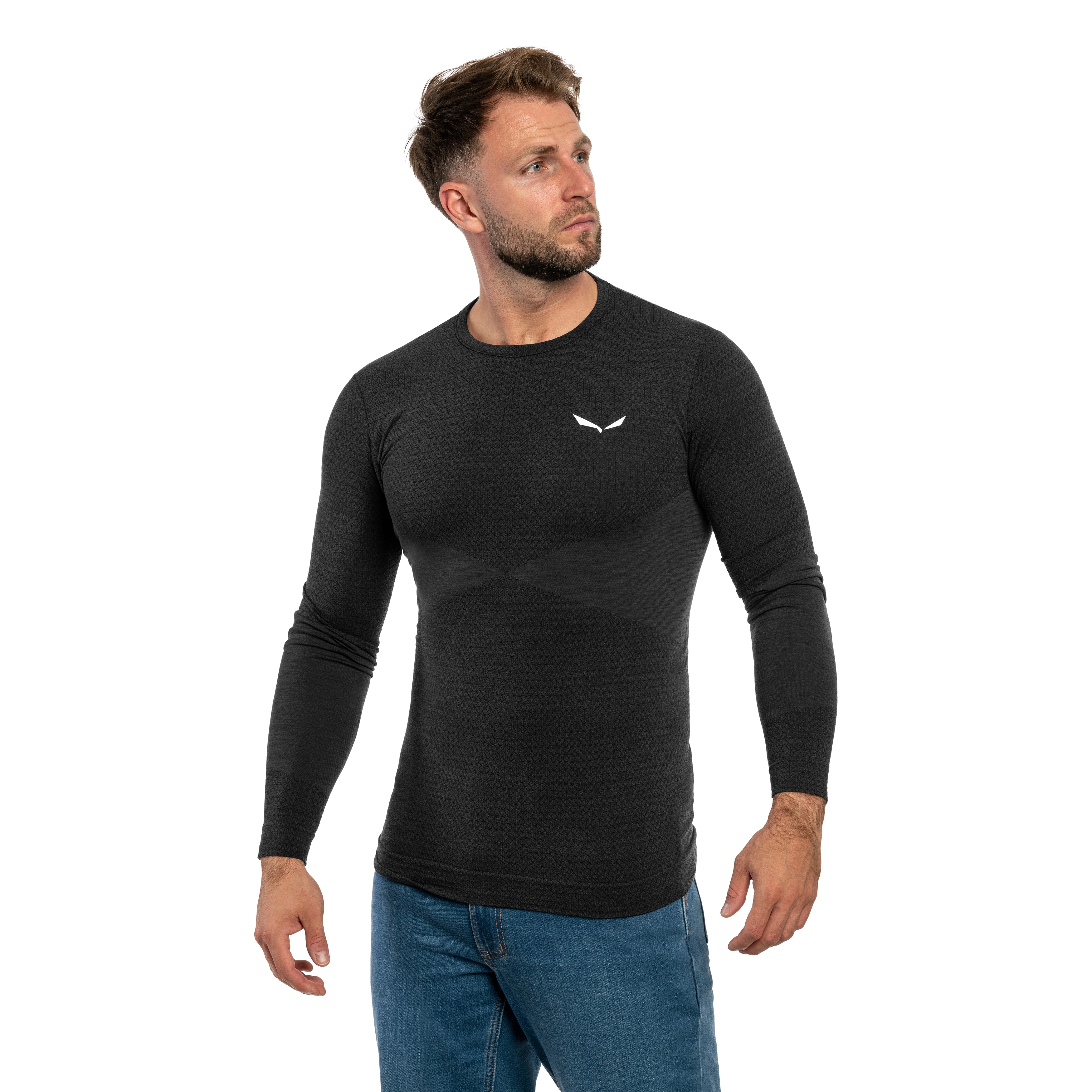 Koszulka termoaktywna Salewa Zebru Med Responsive - Onyx