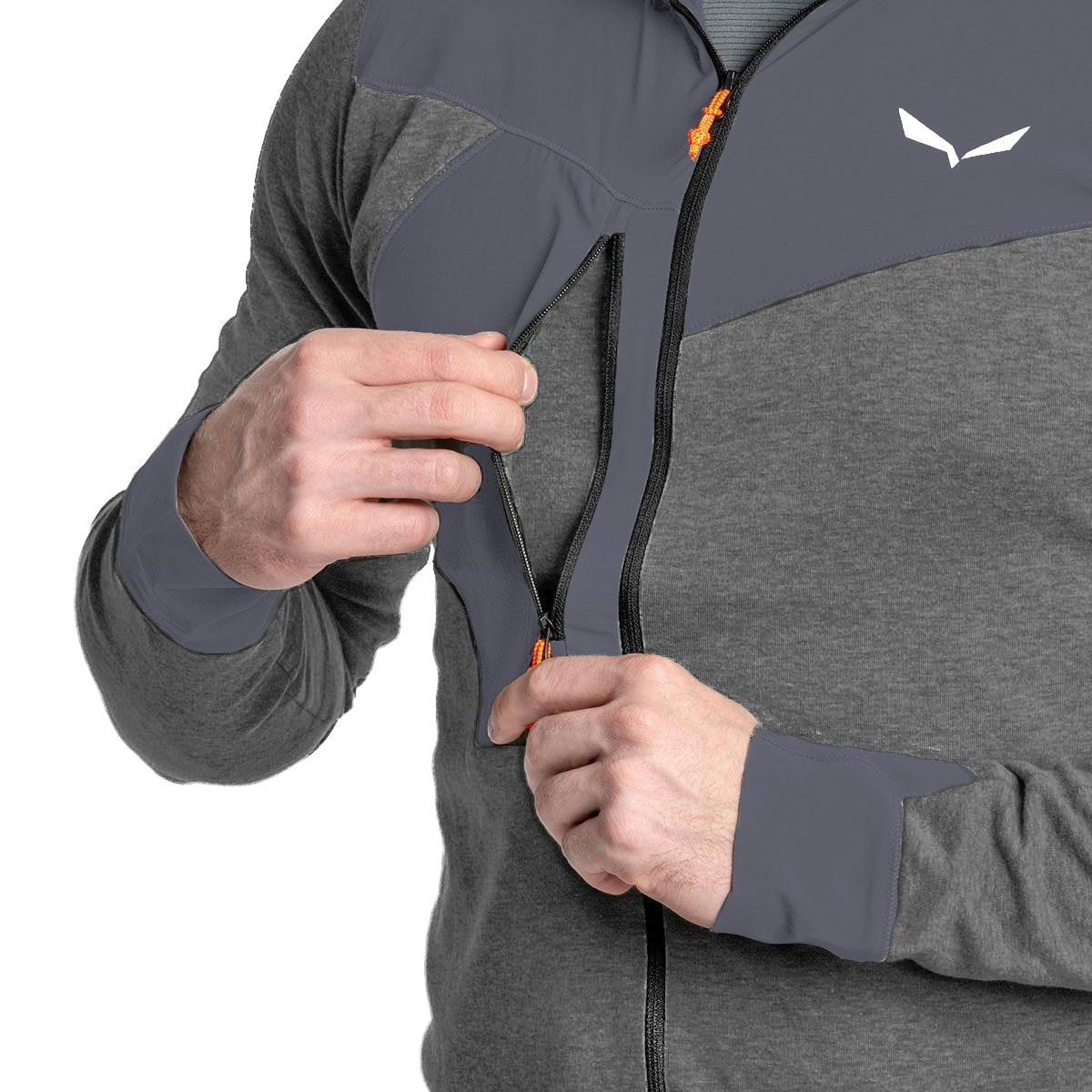 Bluza Salewa Puez 2 Dry - Black Out Melange