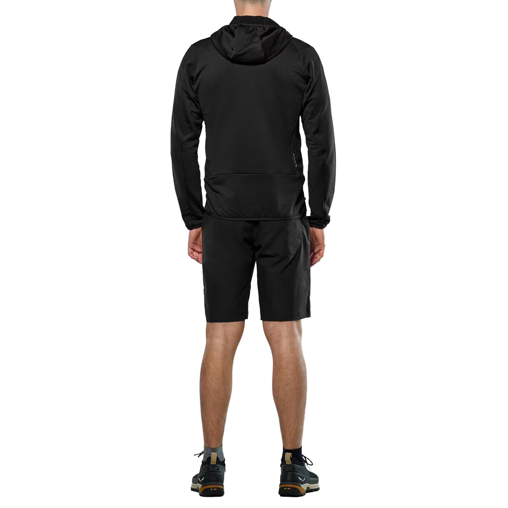 Polar Salewa Puez Altavia Polarlite Hooded - Black Out