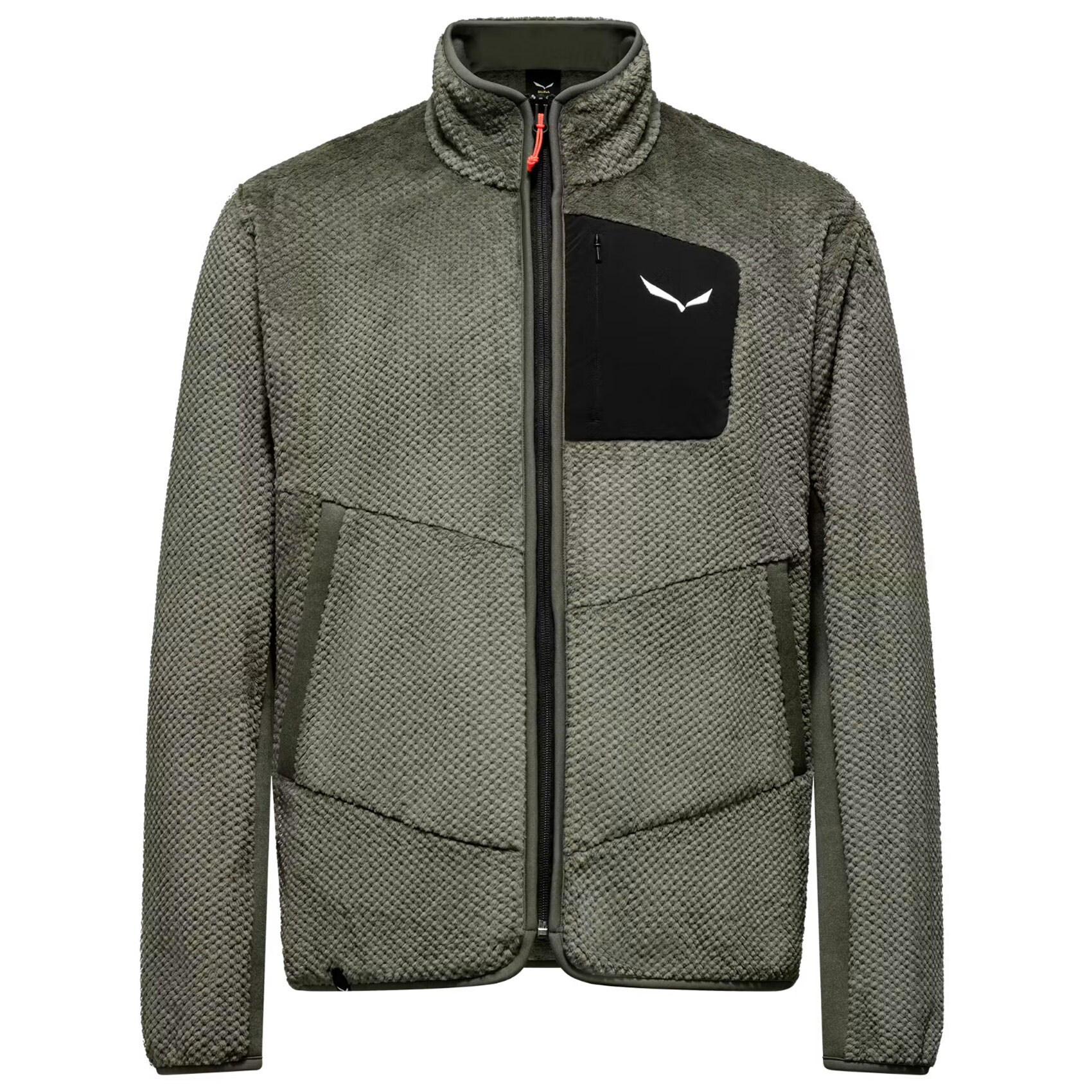 Polar Salewa Puez Warm Full-Zip - Faded Green