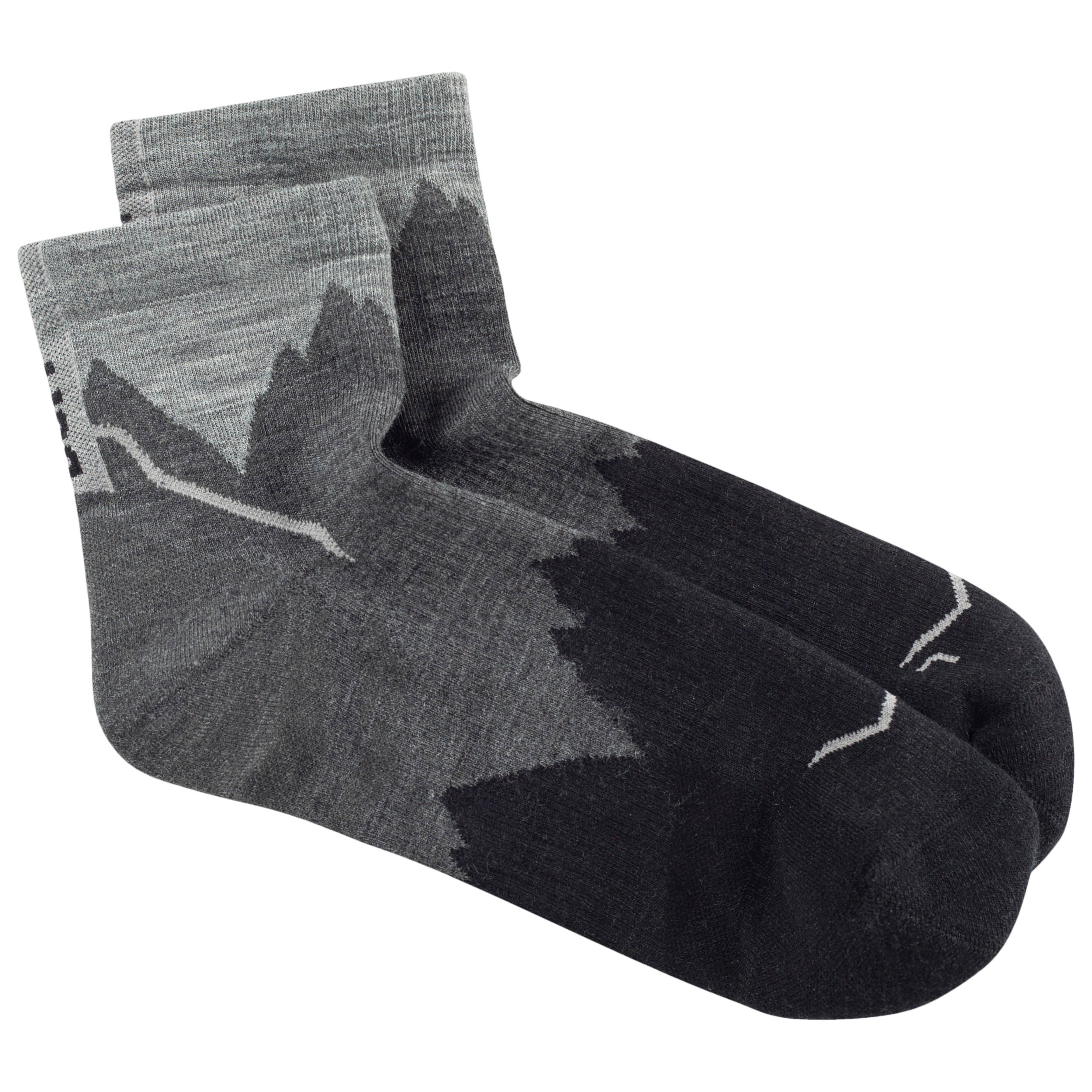 Skarpety Buff LW Merino Wool Quarter - Black