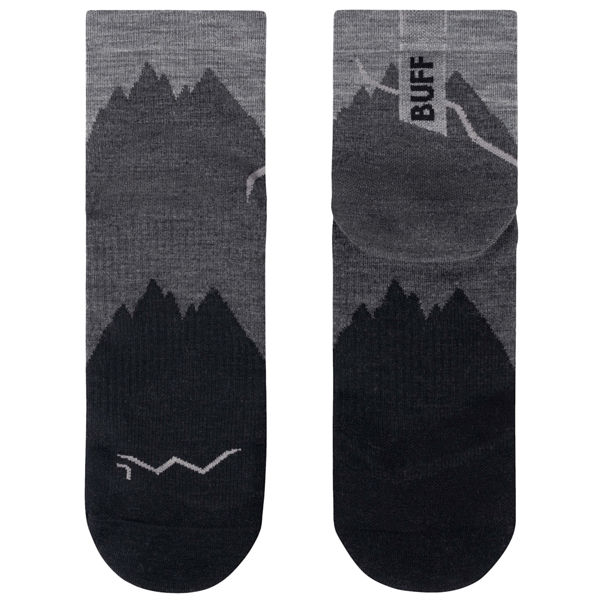 Skarpety Buff LW Merino Wool Quarter - Black