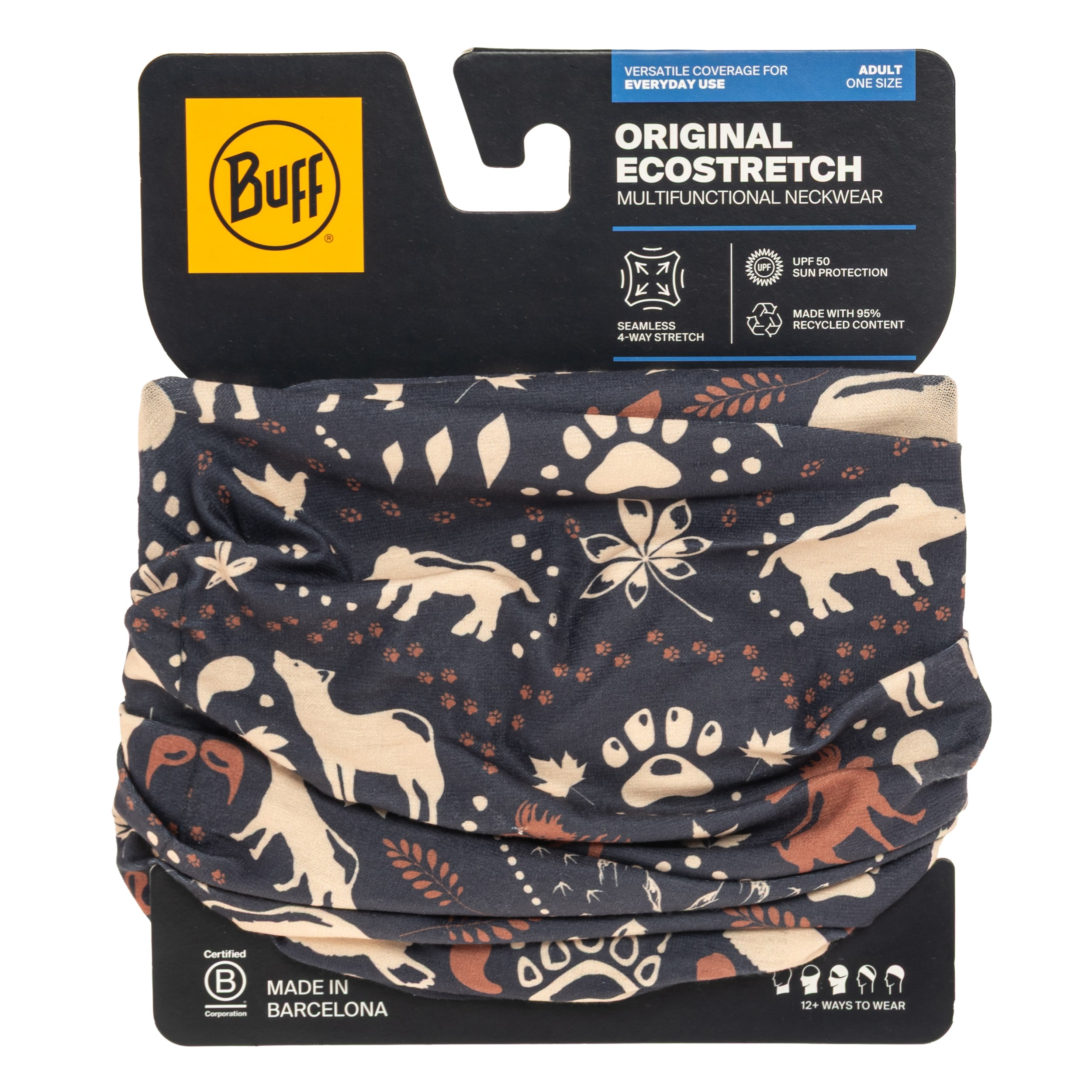 Chusta ochronna Buff Original Ecostretch Apalash - Night Blue