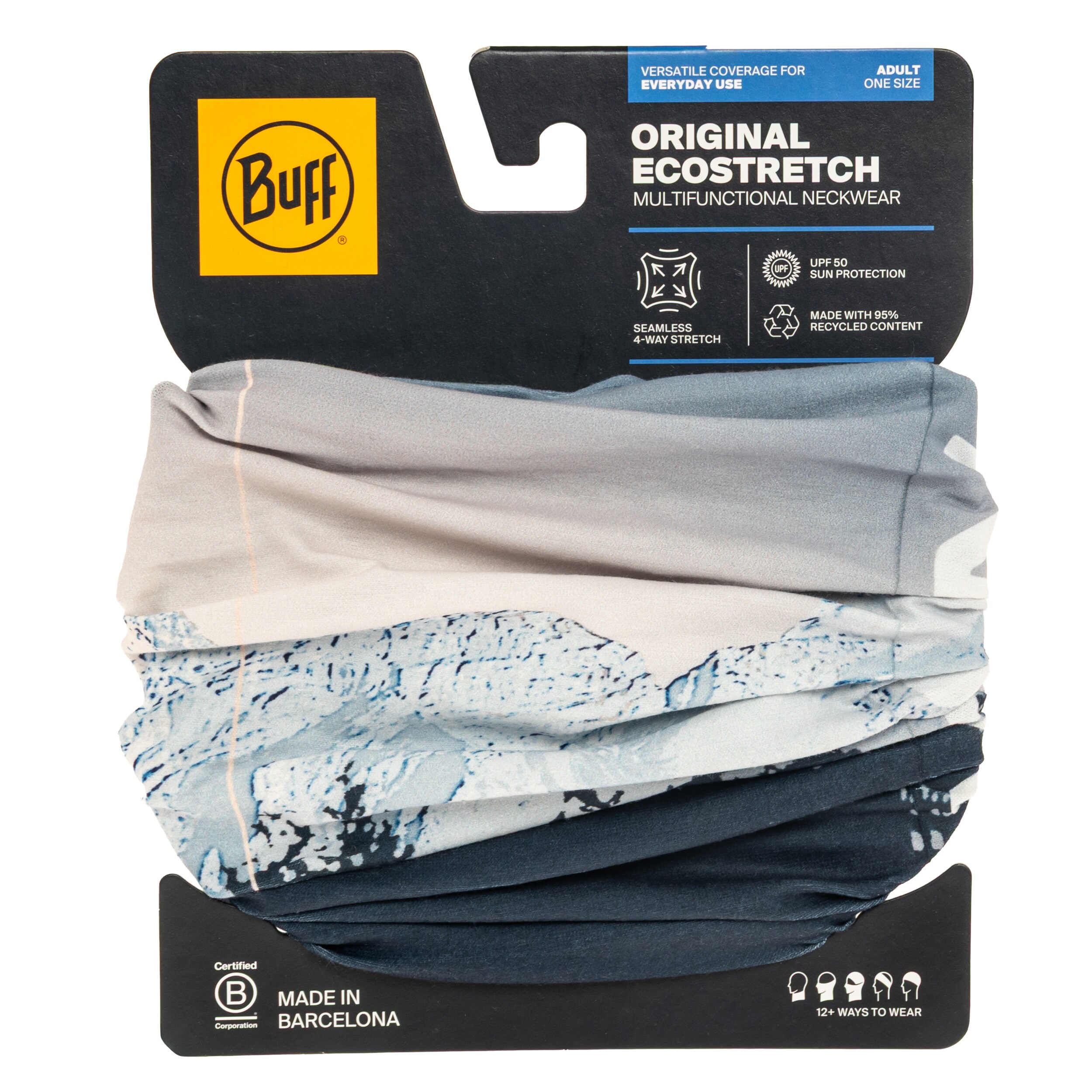 Chusta ochronna Buff Original Ecostretch M-Blank Peak - Multicolor