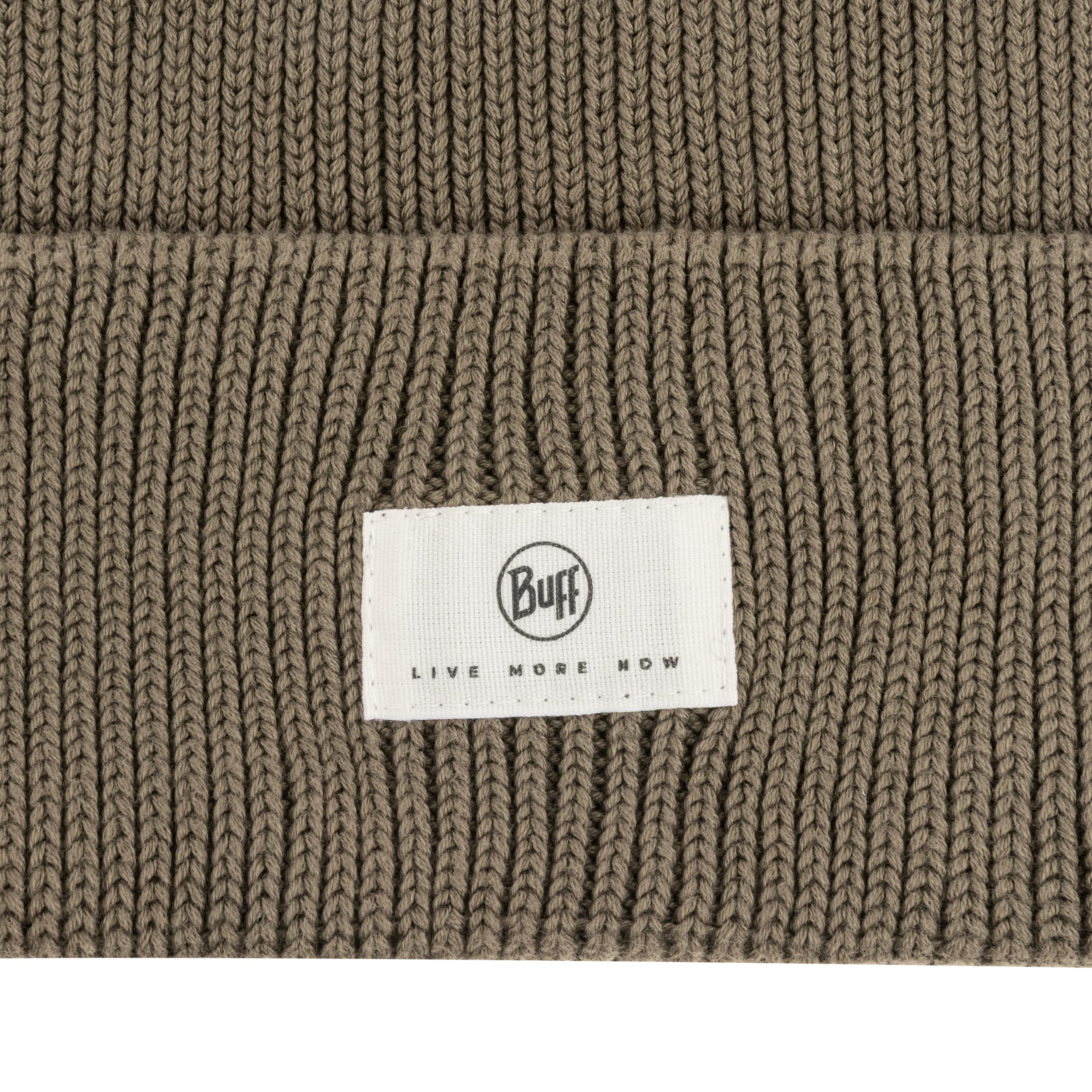 Buff Knitted Beanie Drisk Hat - Beetle Green