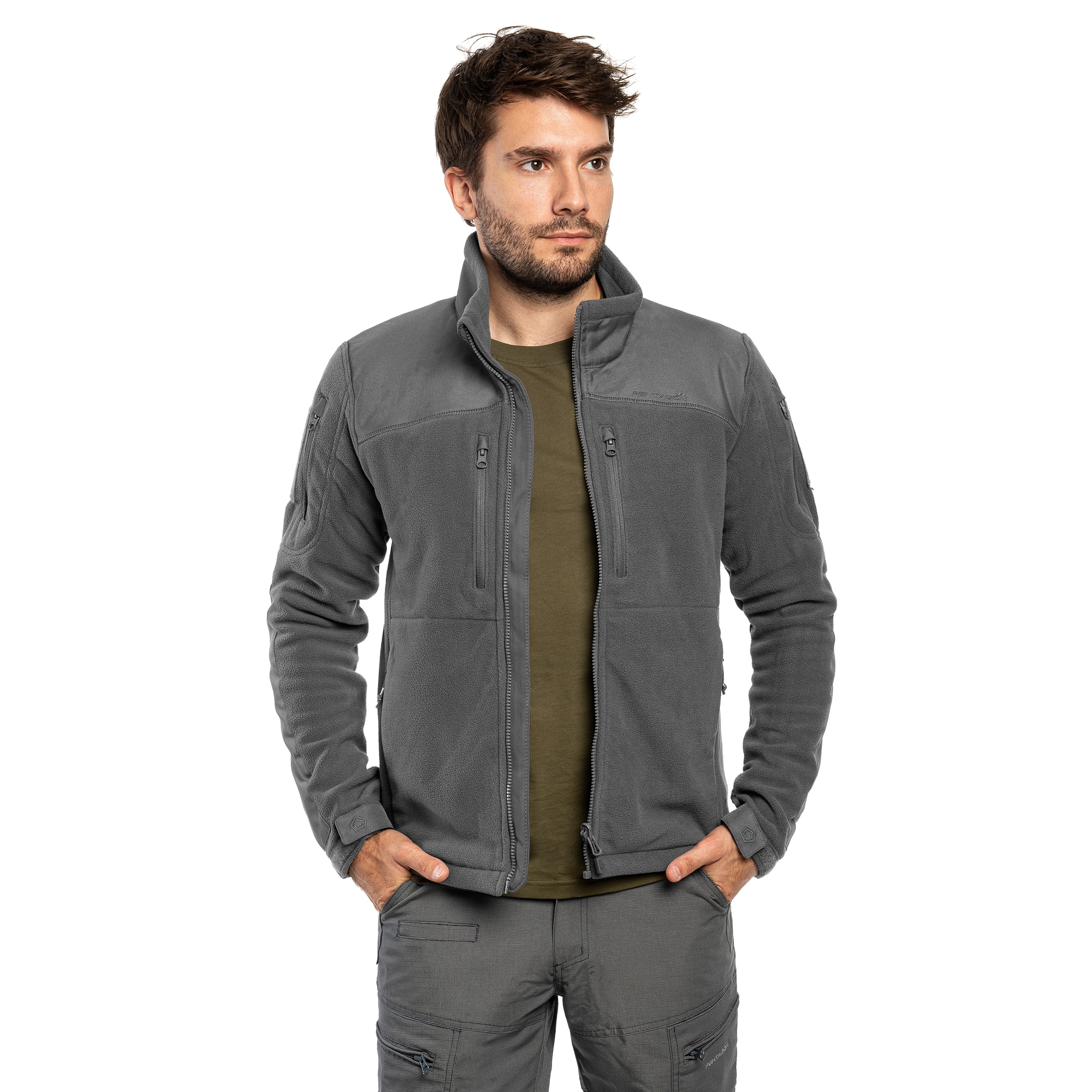 Polar Pentagon Nestor 2.5 Tactical Fleece - Wolf Grey