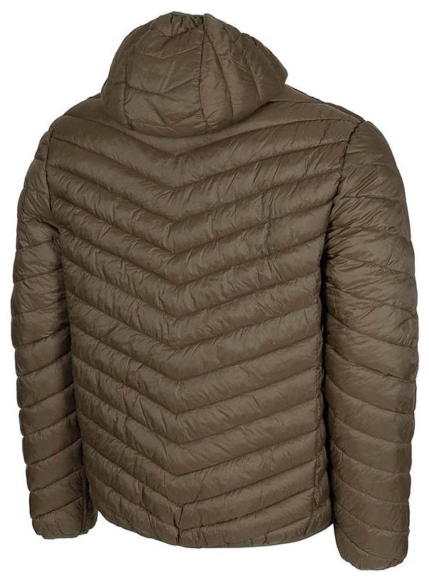 Kurtka MFH Reversible Quilted Thermal Jacket - OD Green/Brown