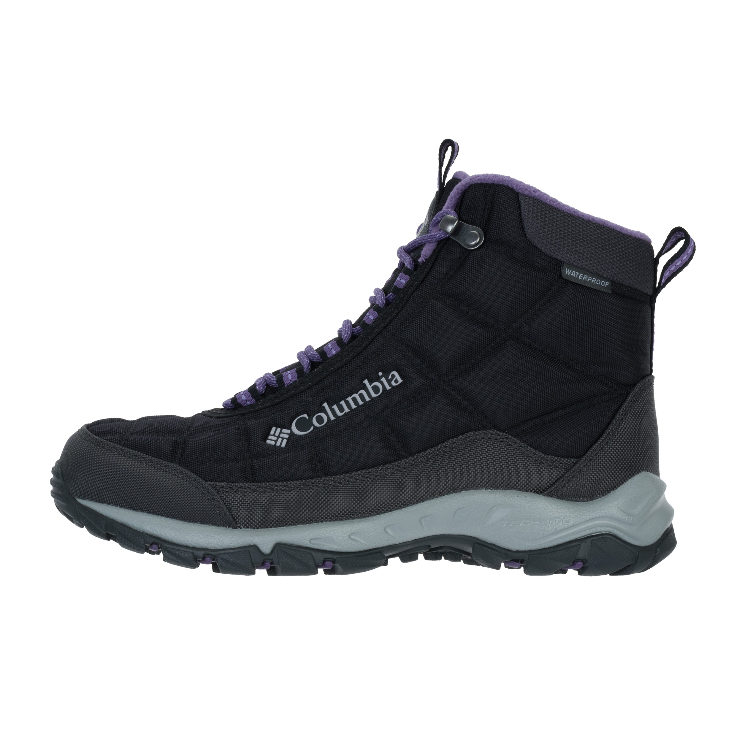 Buty damskie Columbia Firecamp - Black/Plum Purple