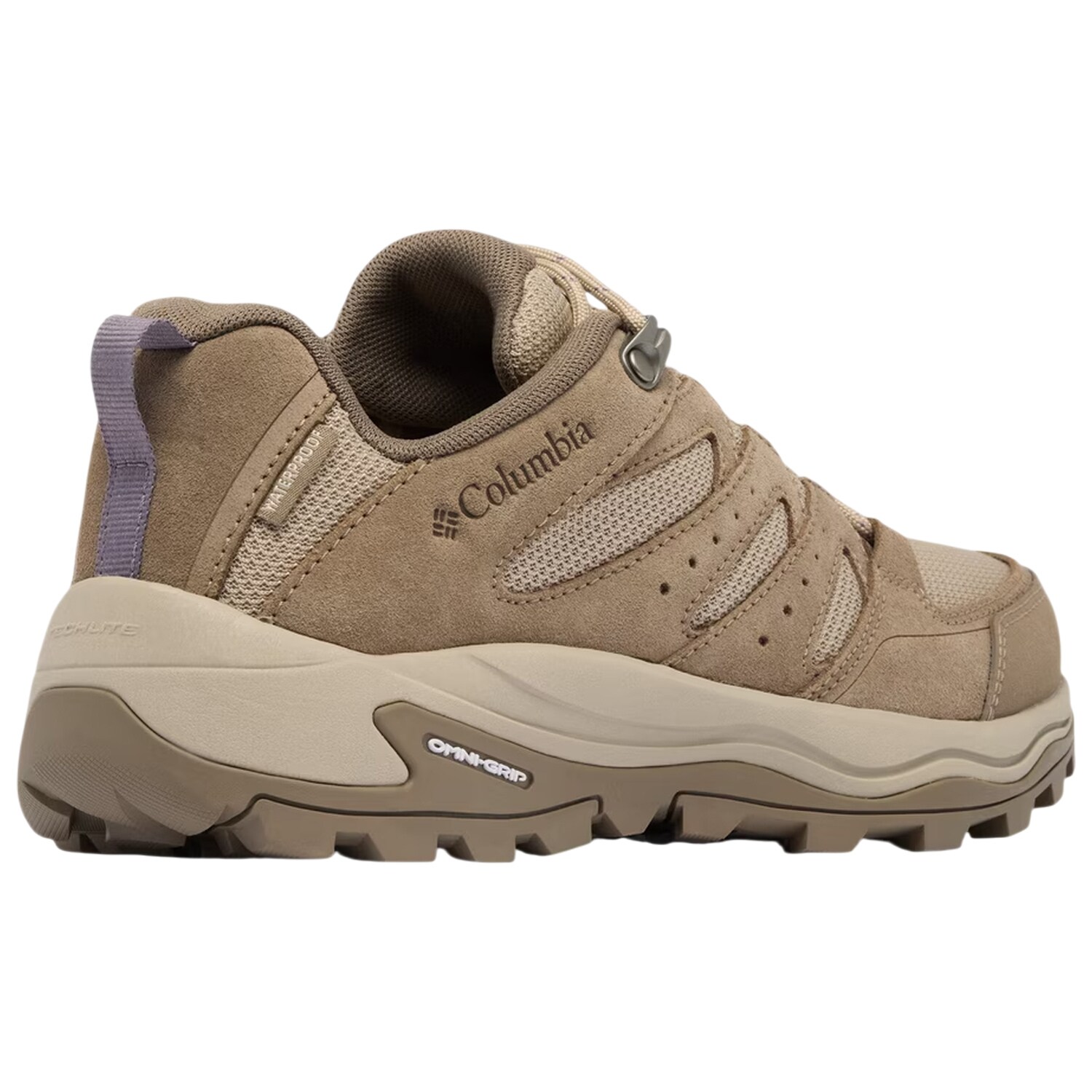 Buty damskie Columbia Redmond IV Low Waterproof - Wet Sand, Graphite Purple