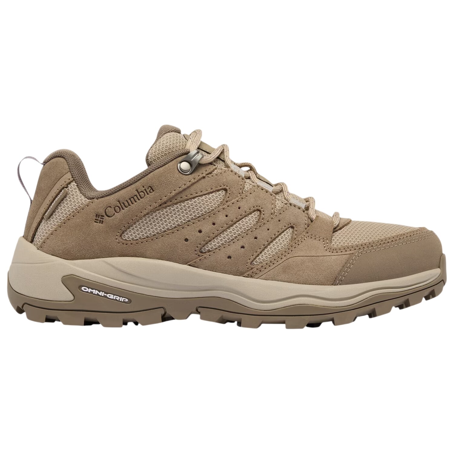 Buty damskie Columbia Redmond IV Low Waterproof - Wet Sand, Graphite Purple
