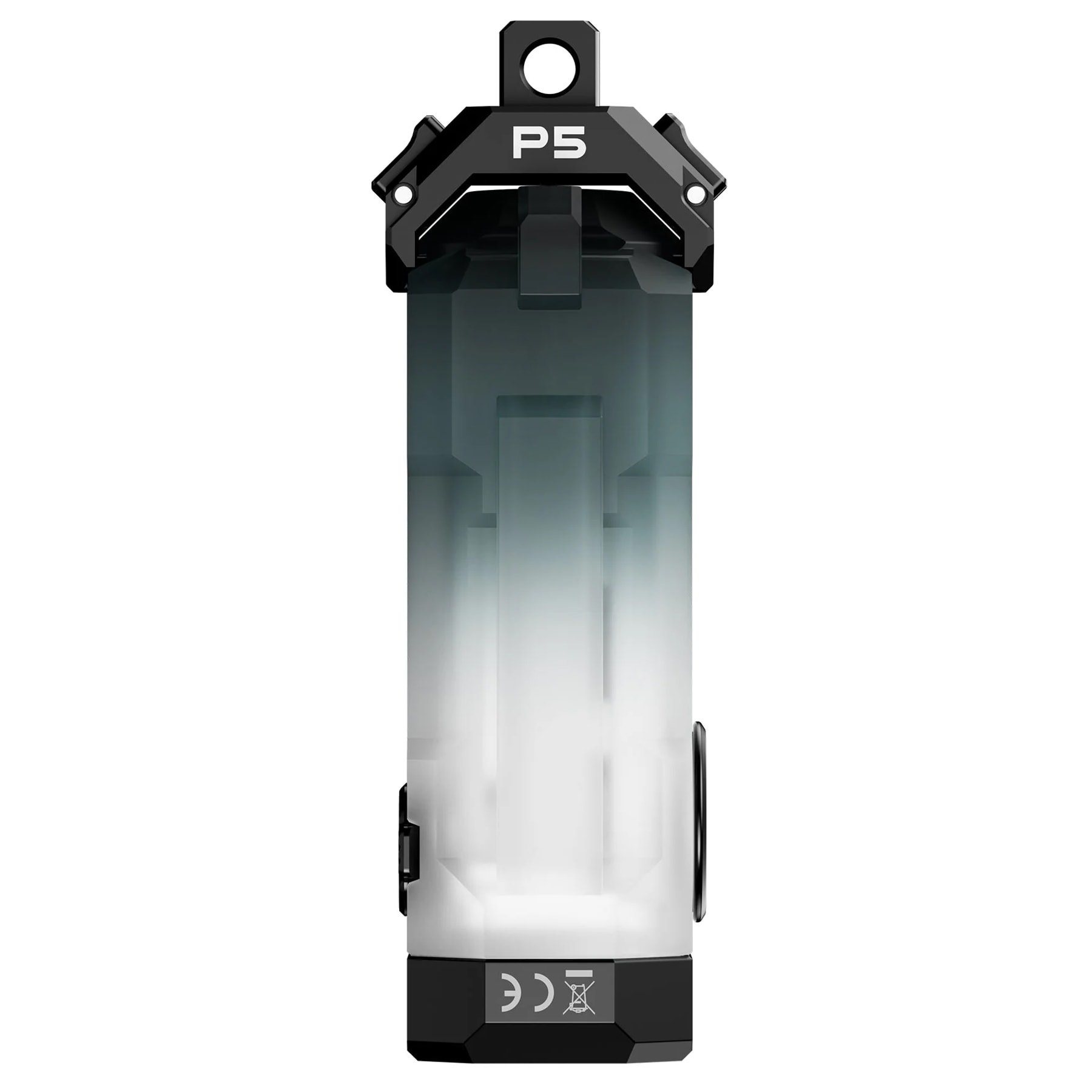 Latarka brelok Wuben E1 Pulse Black - 150 lumenów