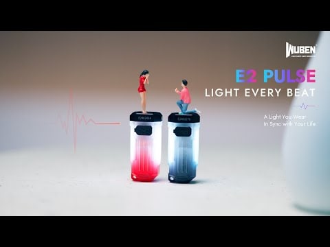Latarka brelok Wuben E1 Pulse Black - 150 lumenów