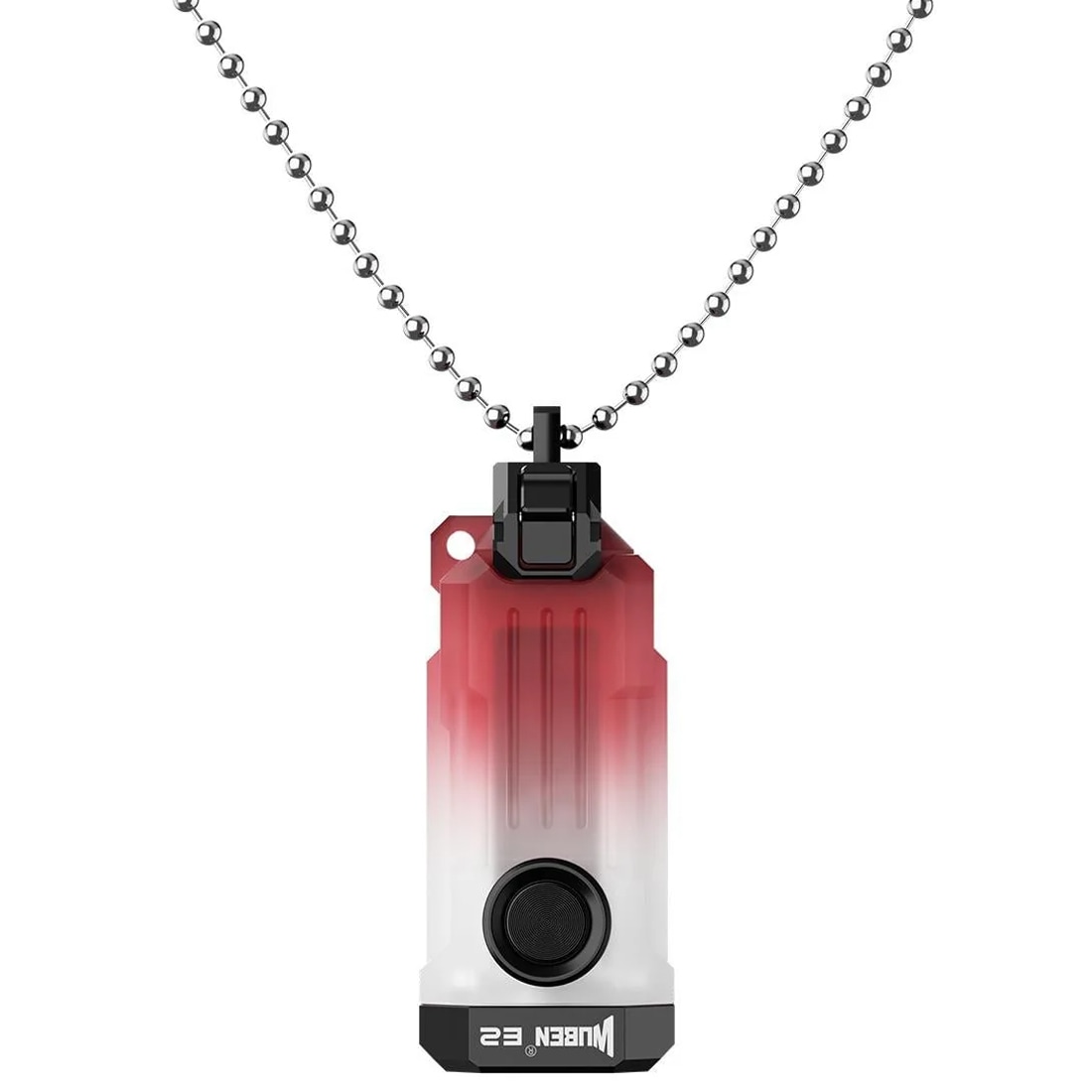 Latarka brelok Wuben E1 Pulse Red - 150 lumenów