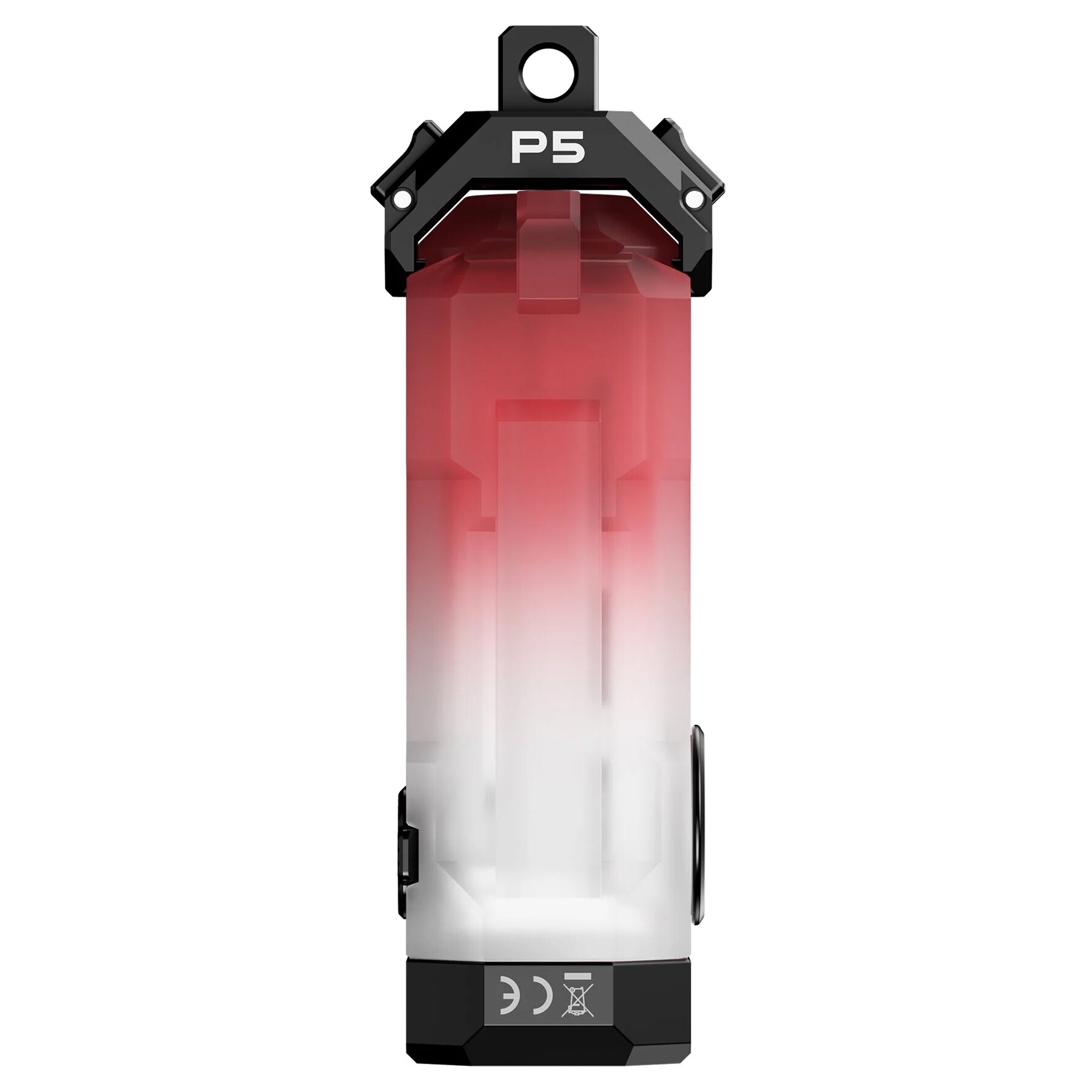 Latarka brelok Wuben E1 Pulse Red - 150 lumenów