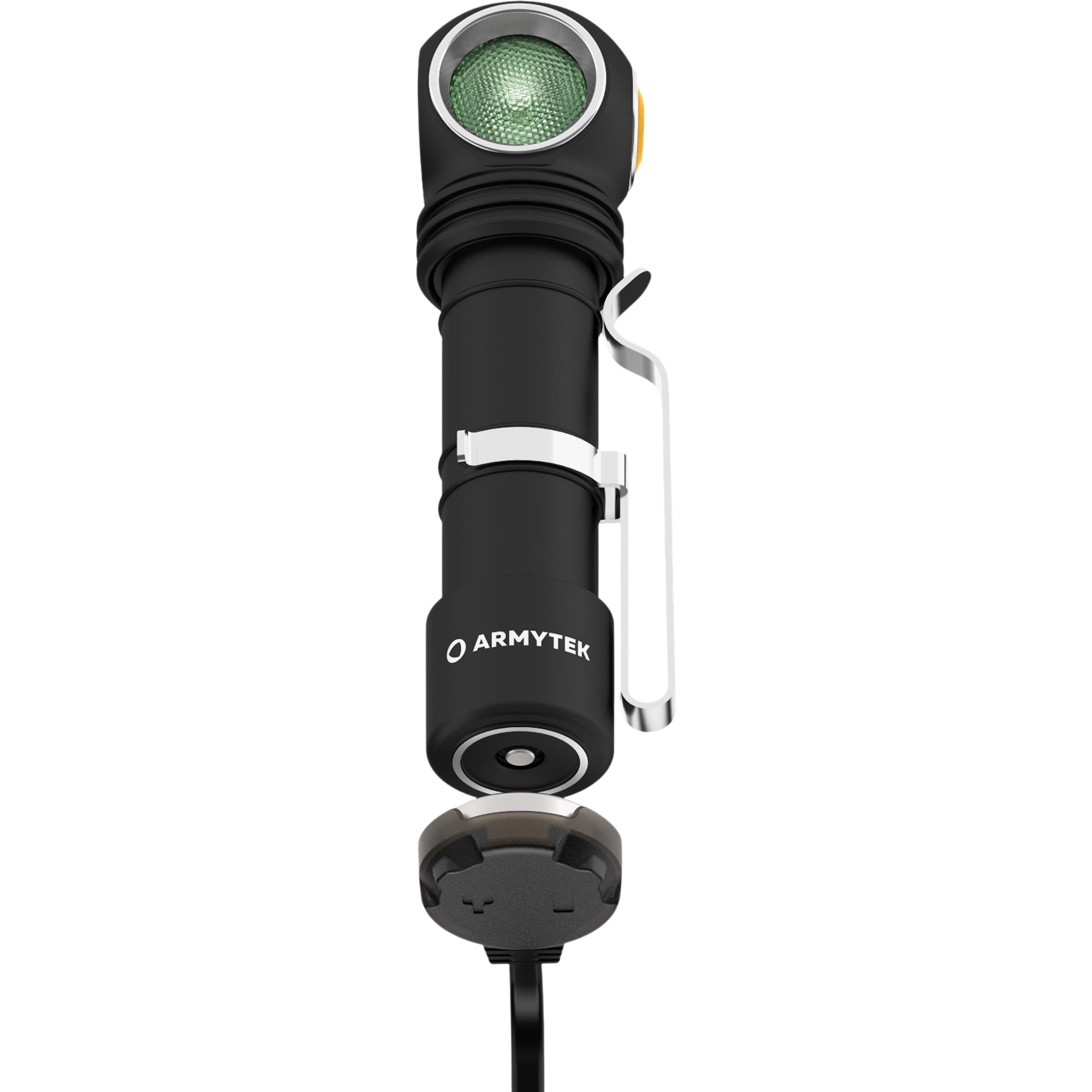 Latarka czołowa i kątowa Armytek Wizard C2 WG Magnet USB Warm PCB - 1020 lumenów