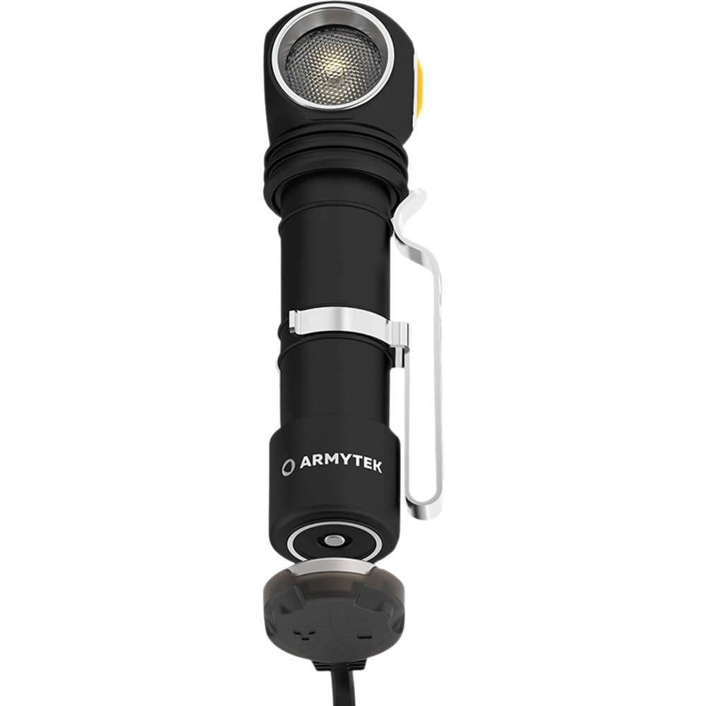 Latarka czołowa i kątowa Armytek Wizard C2 Magnet USB Warm PCB - 1120 lumenów