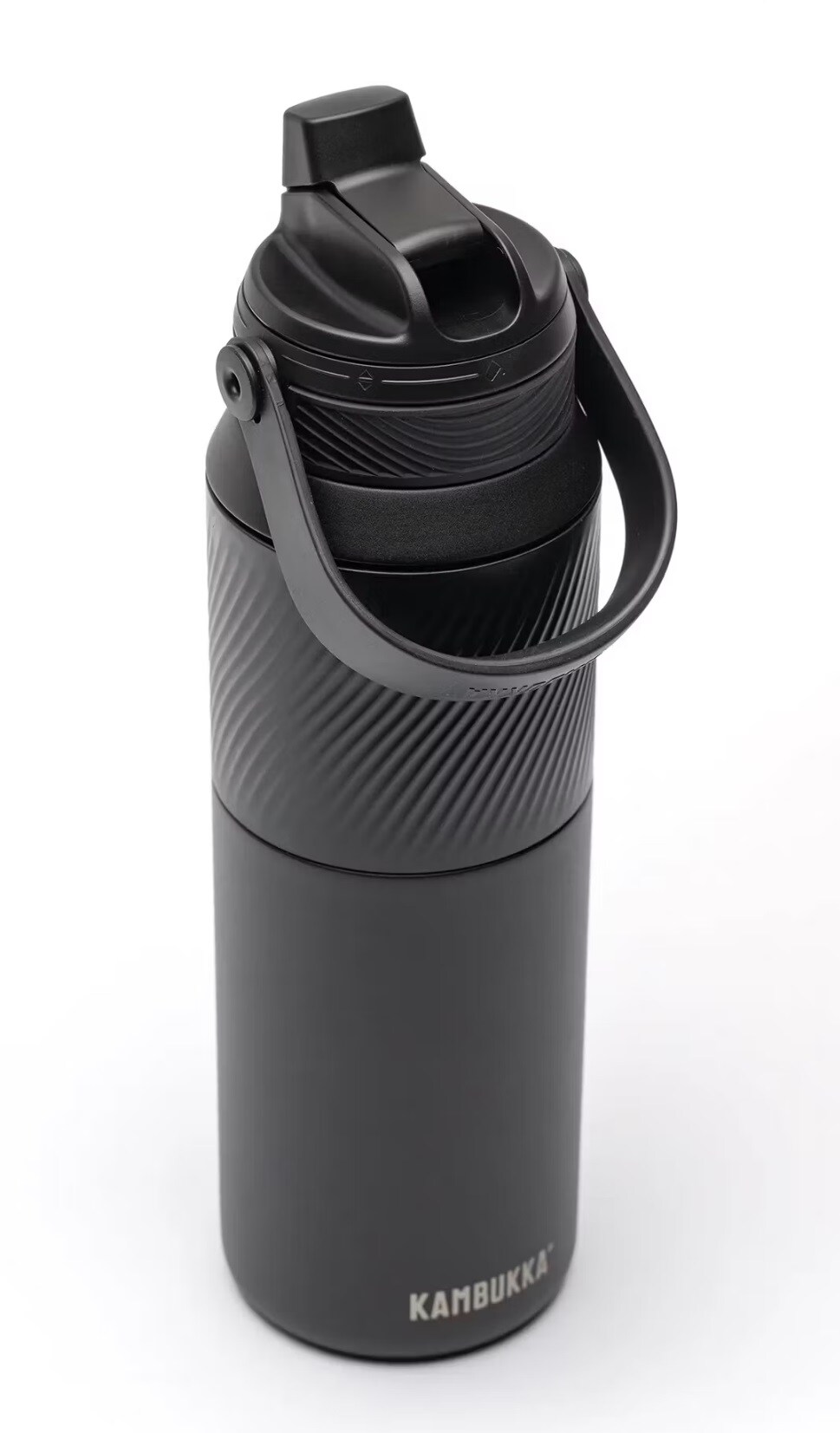 Kambukka Dupla Insulated Thermal Bottle 1 l - Black Raven