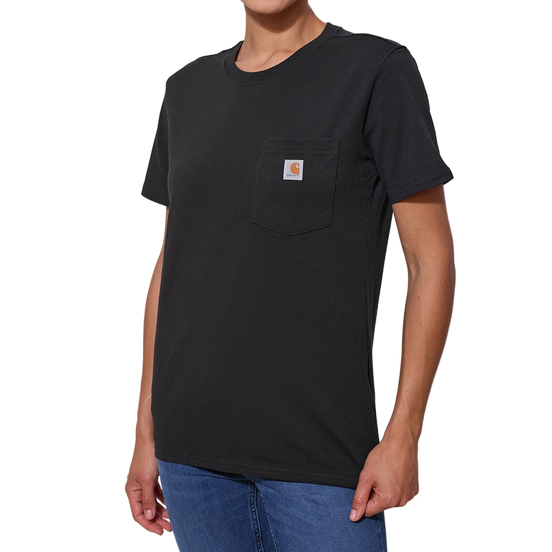 Koszulka T-shirt damska Carhartt Iconic K87 Pocket - Black