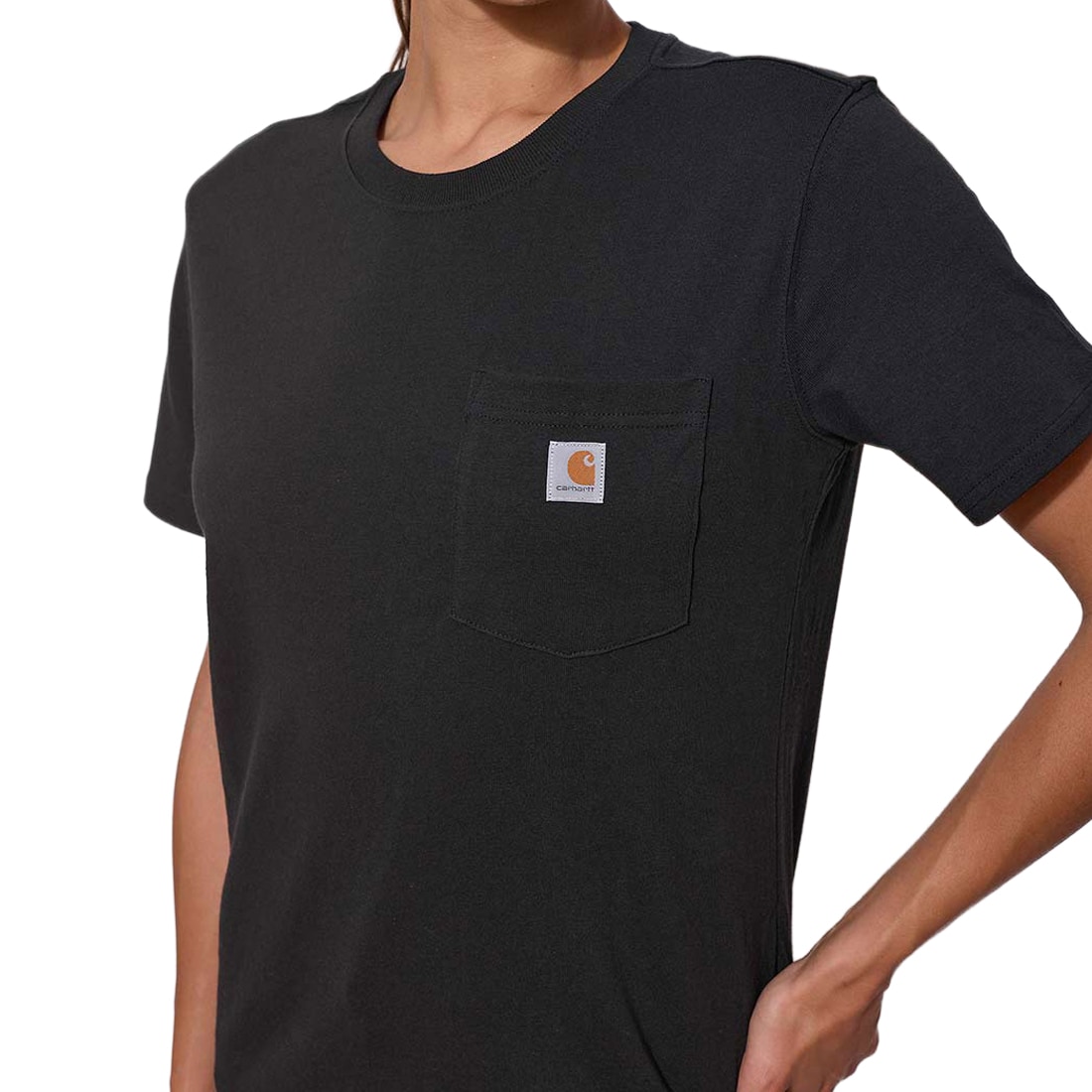 Koszulka T-shirt damska Carhartt Iconic K87 Pocket - Black