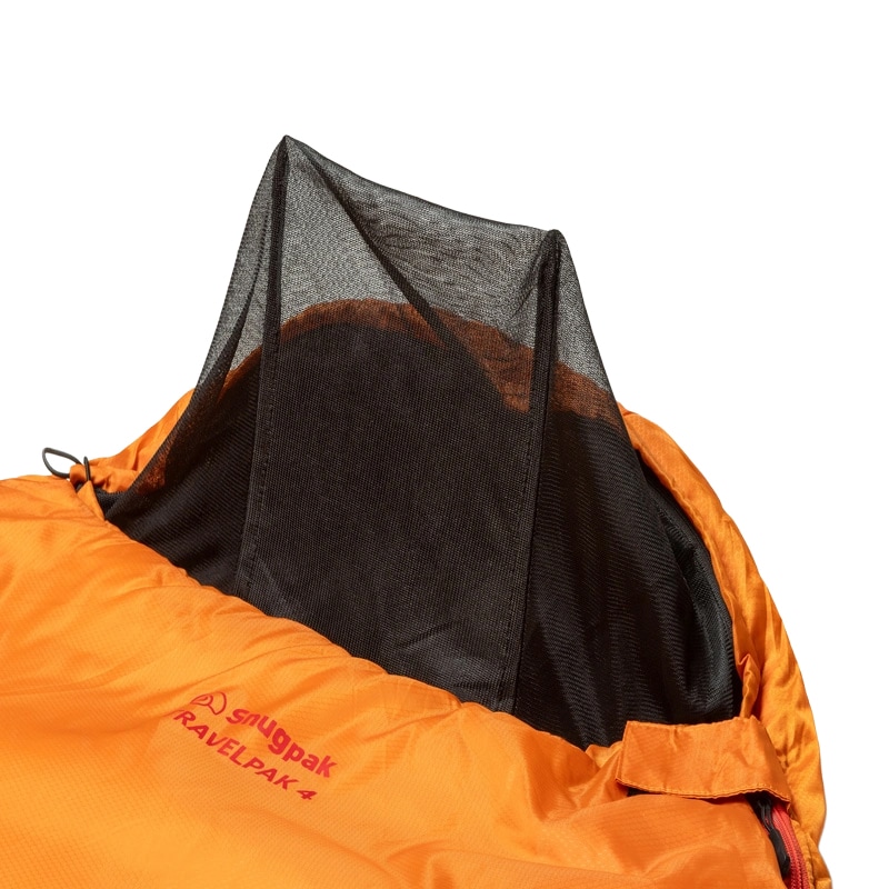 Śpiwór Snugpak Travelpak 4 Burnt Orange - lewy