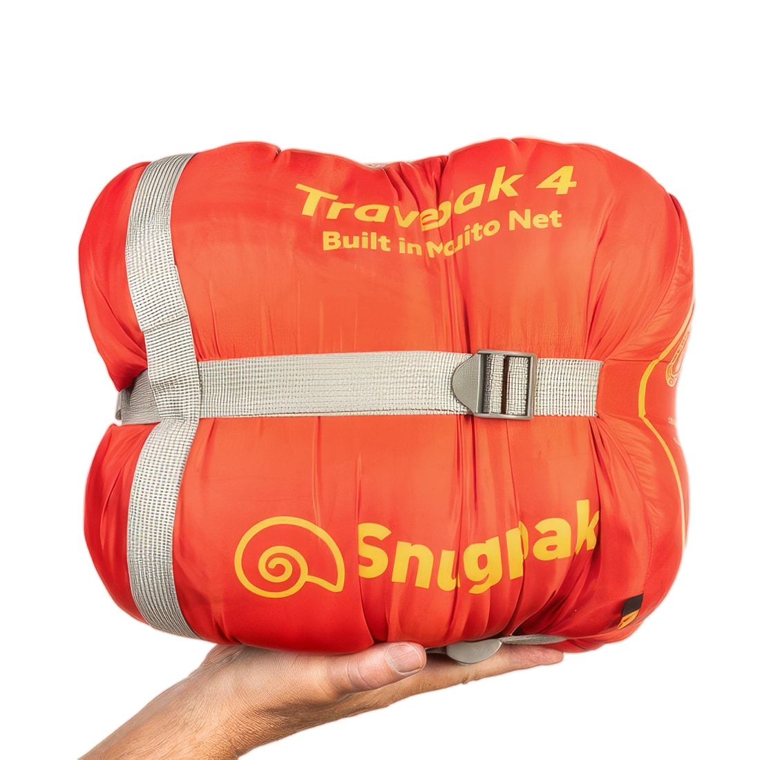 Śpiwór Snugpak Travelpak 4 Burnt Orange - lewy