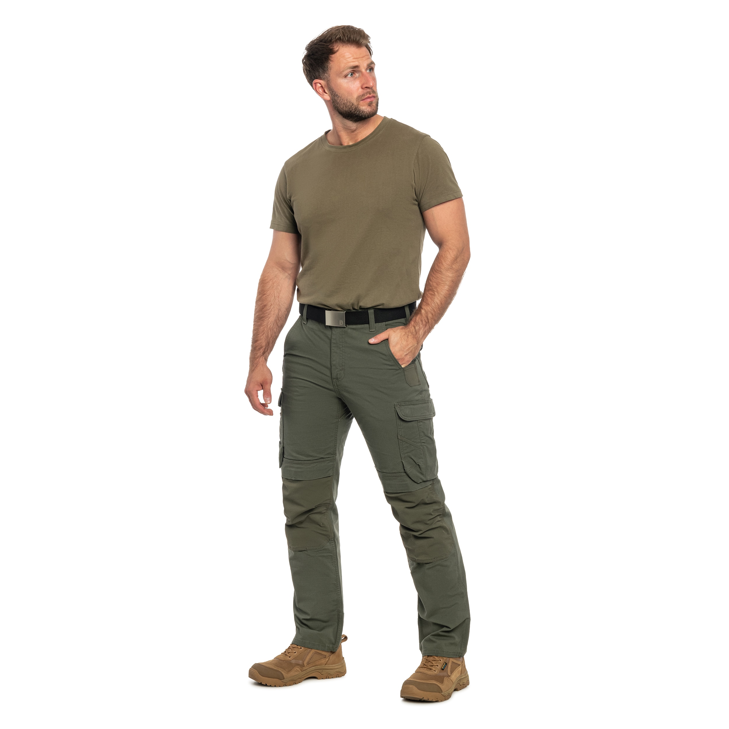 Штани Carhartt Steel Cargo Rugged Flex - Moss