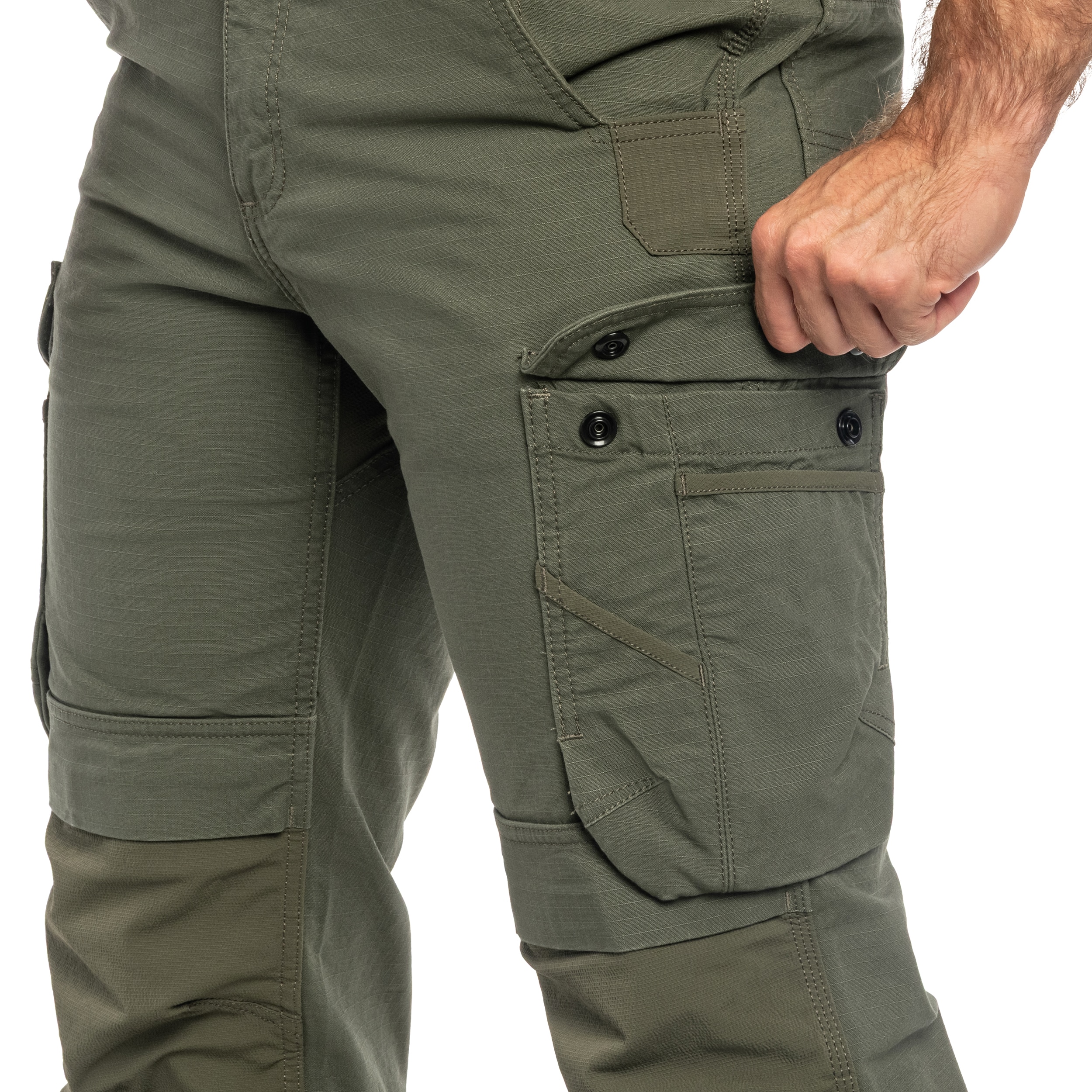 Штани Carhartt Steel Cargo Rugged Flex - Moss