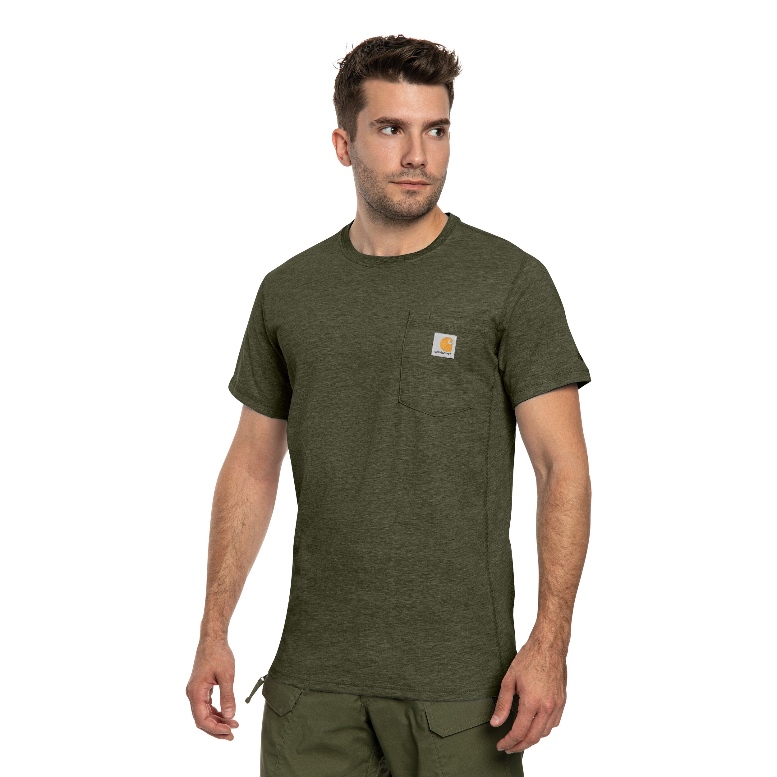 Koszulka Carhartt Force Relaxed Pocket - Basil Heather