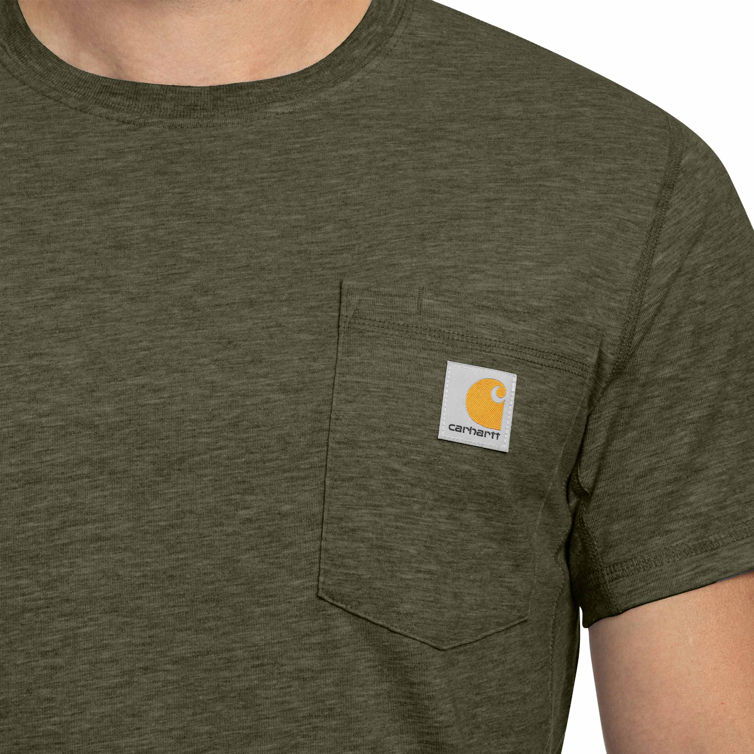 Koszulka Carhartt Force Relaxed Pocket - Basil Heather