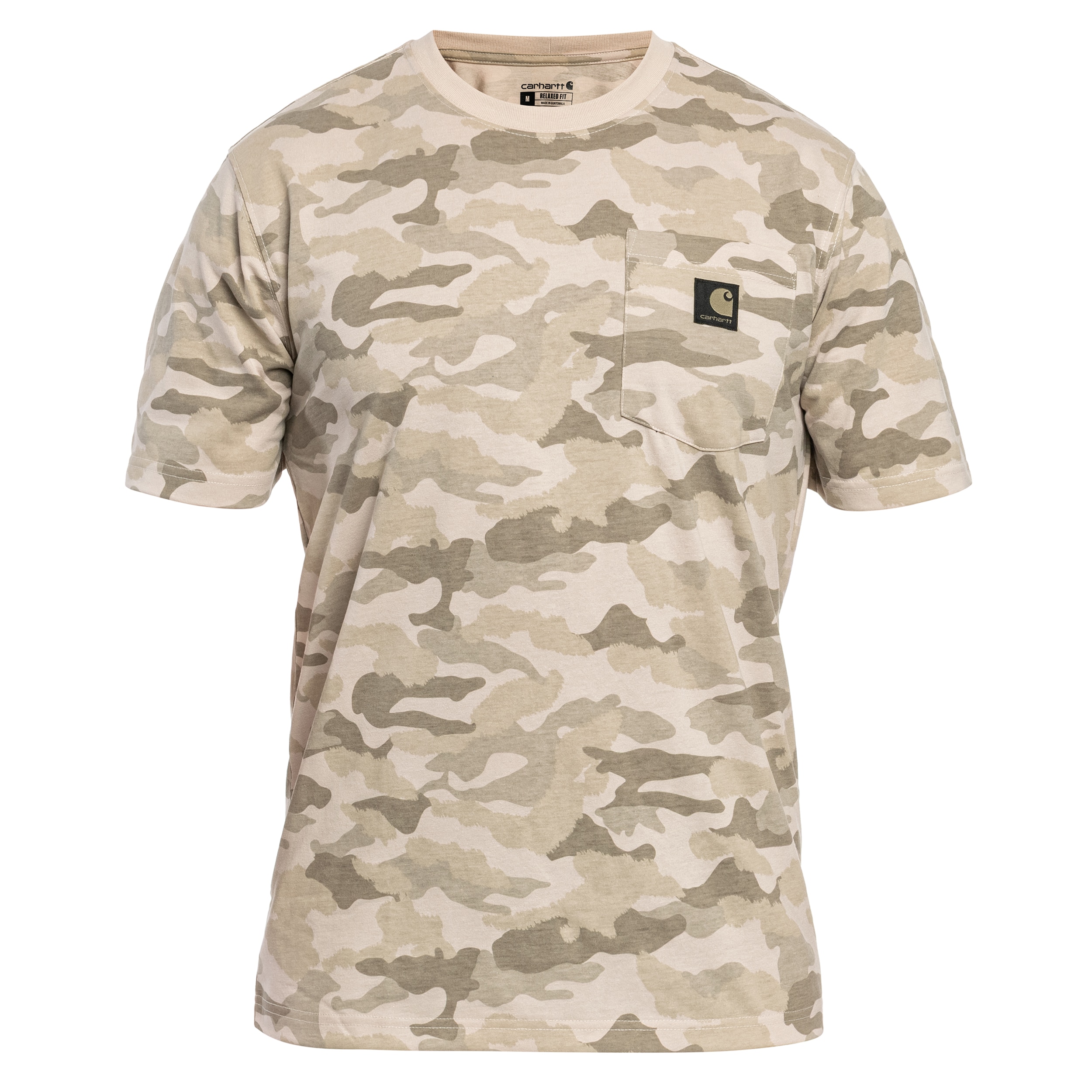 Koszulka T-Shirt Carhartt Irvine Pocket - Fossil Tan Camo