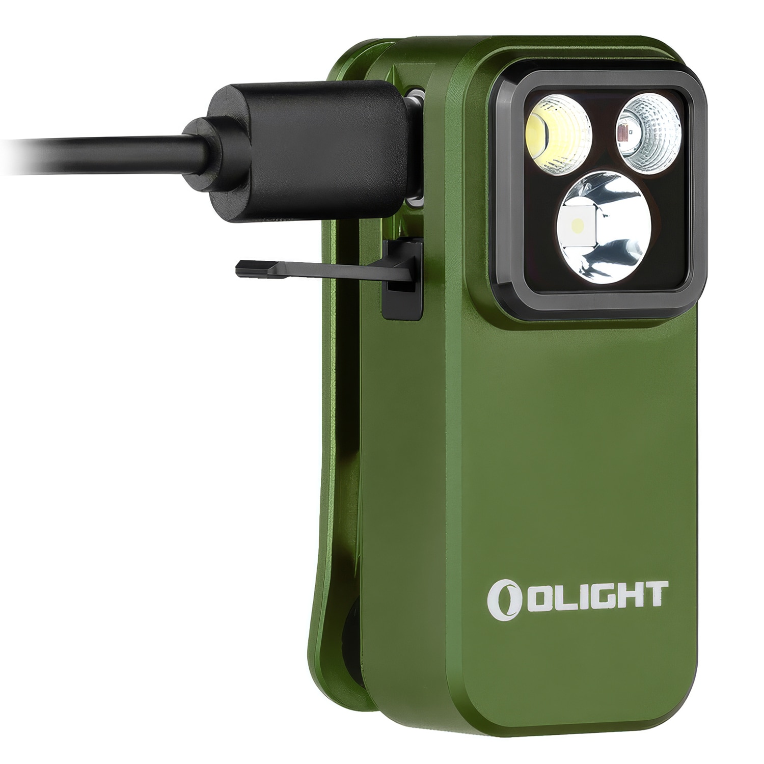 Latarka akumulatorowa Olight Oclip Pro OD Green - 500 lumenów