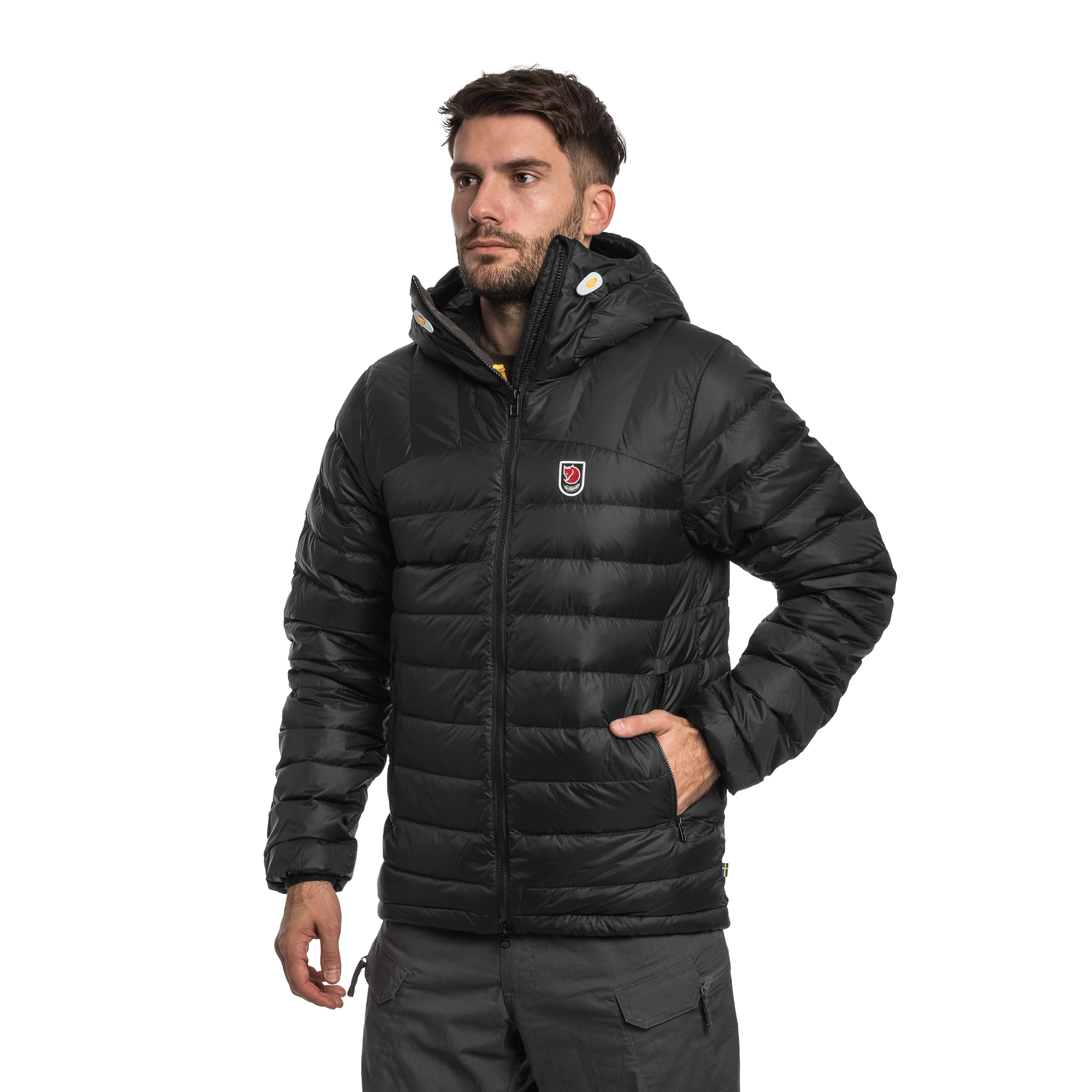 Kurtka Fjallraven Expedition Pack Down Hoodie - Black