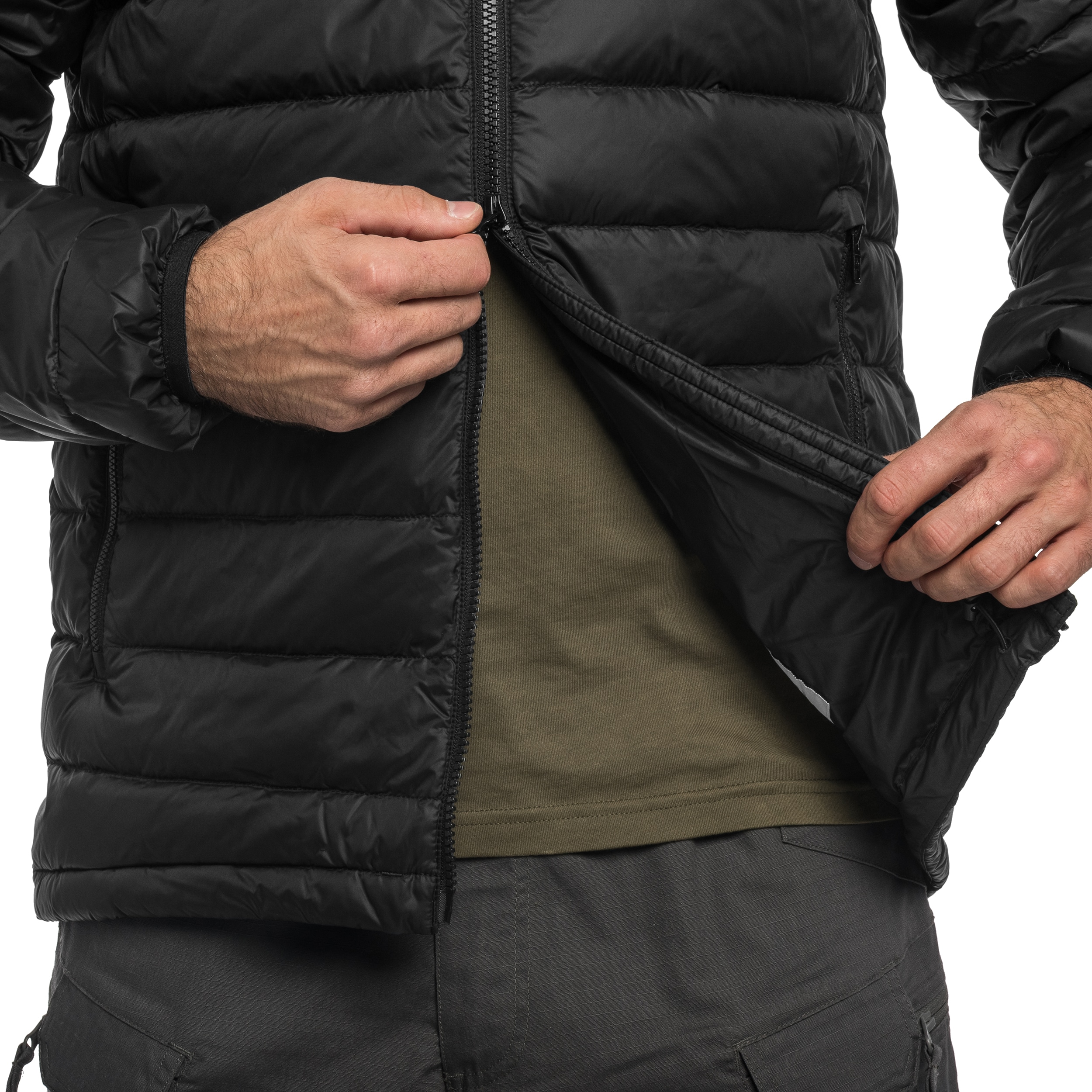 Kurtka Fjallraven Expedition Pack Down Hoodie - Black