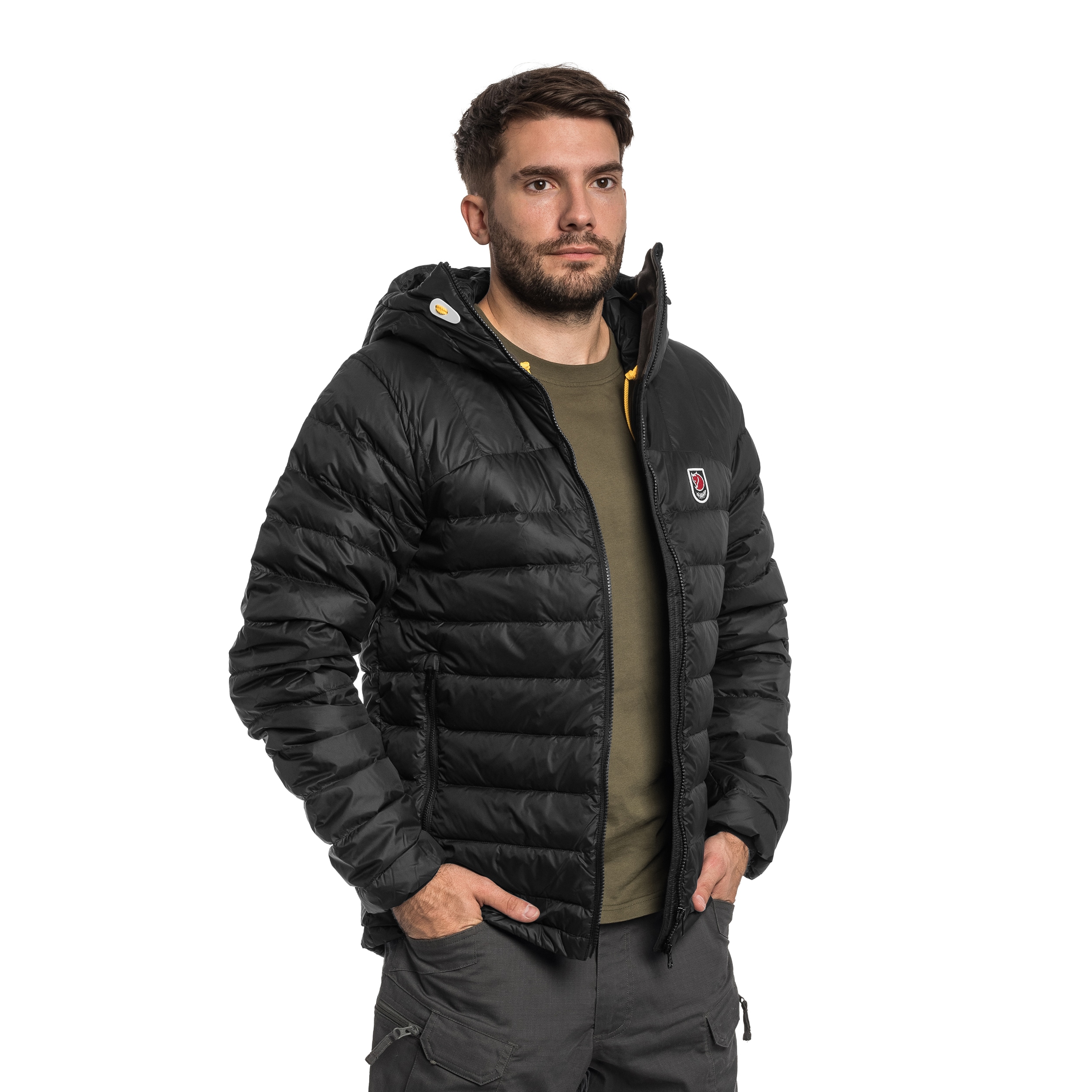 Kurtka Fjallraven Expedition Pack Down Hoodie - Black