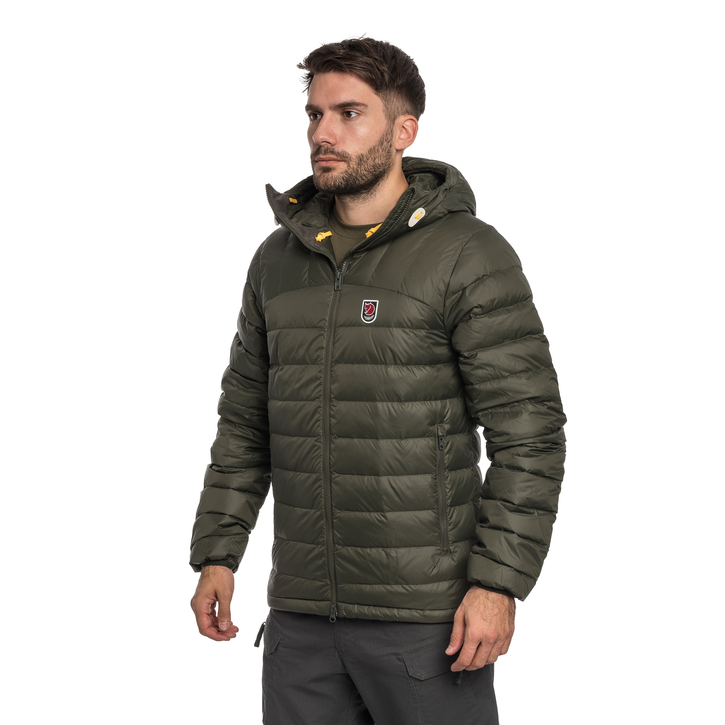 Kurtka Fjallraven Expedition Pack Down Hoodie - Deep Forest
