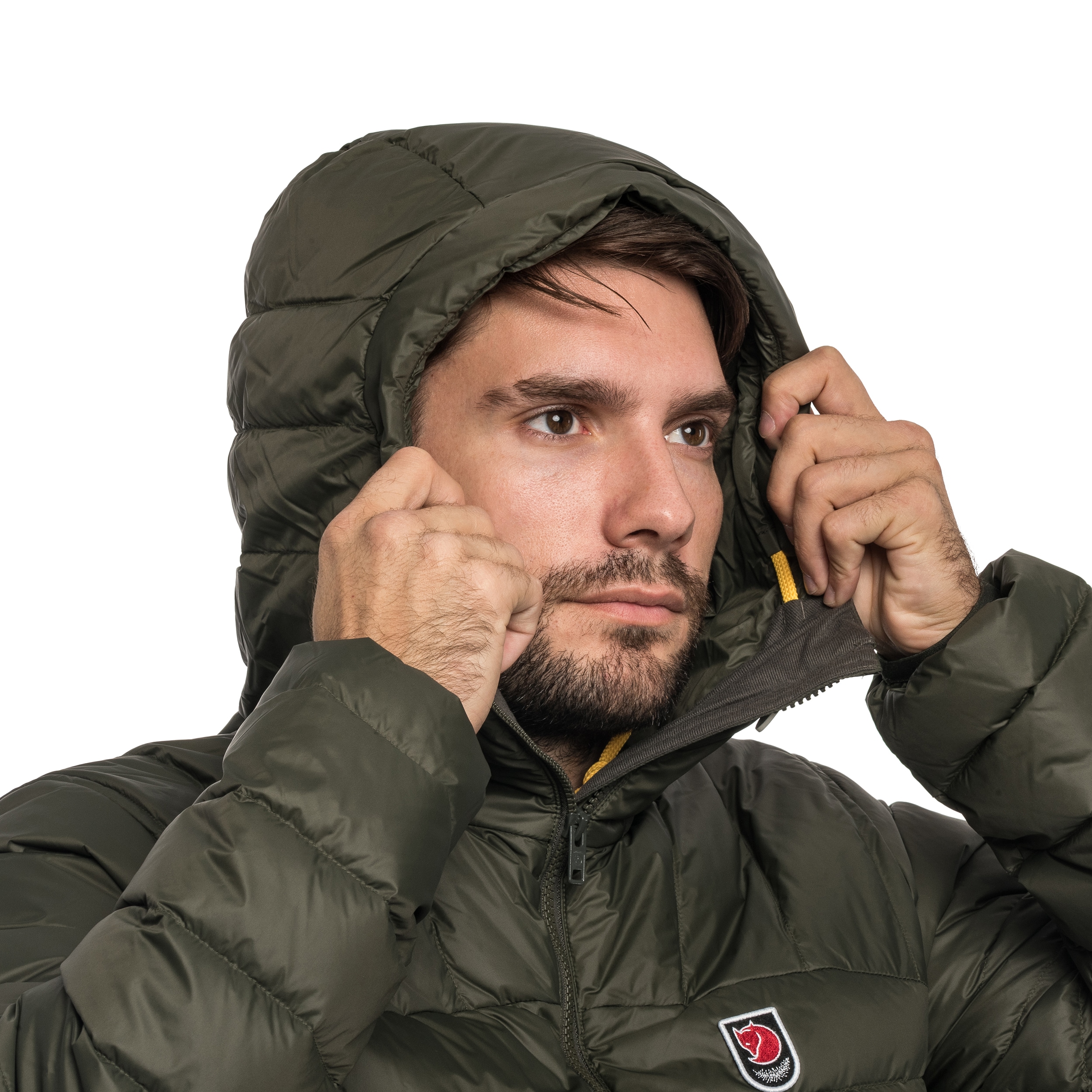 Kurtka Fjallraven Expedition Pack Down Hoodie - Deep Forest