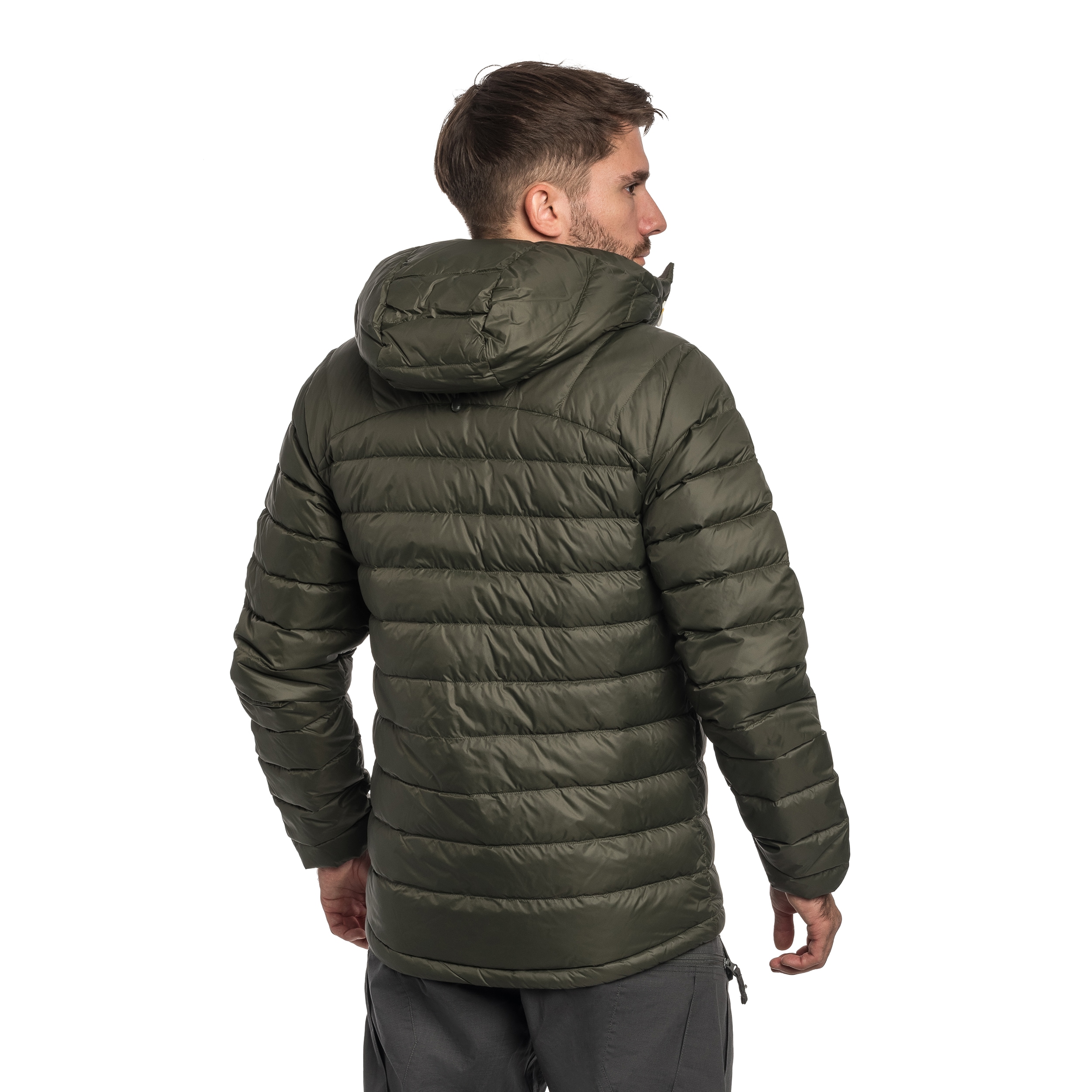 Kurtka Fjallraven Expedition Pack Down Hoodie - Deep Forest