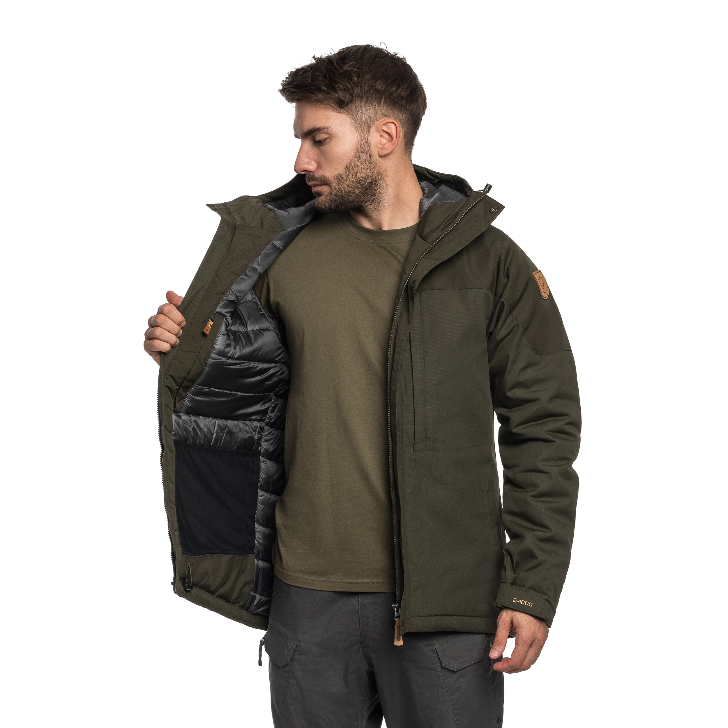 Kurtka Fjallraven Skogso Padded - Deep Forest