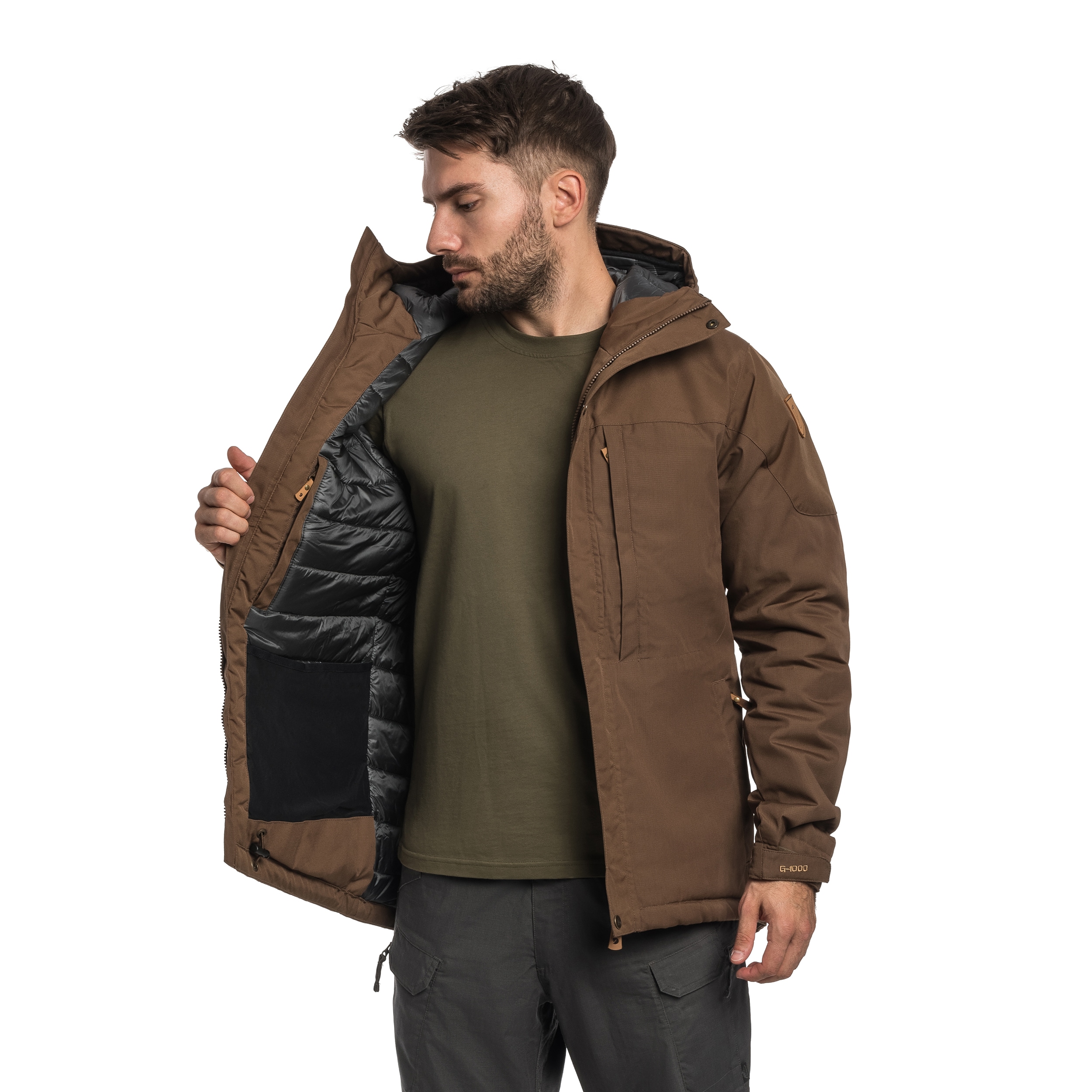 Kurtka Fjallraven Skogso Padded - Dark Oak
