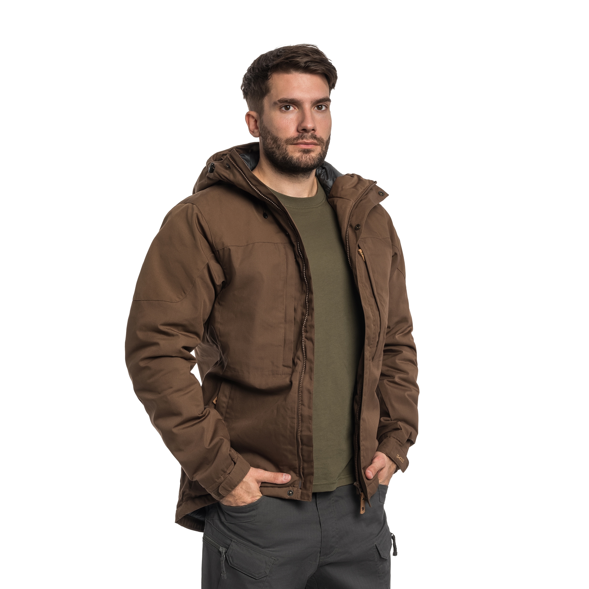 Kurtka Fjallraven Skogso Padded - Dark Oak
