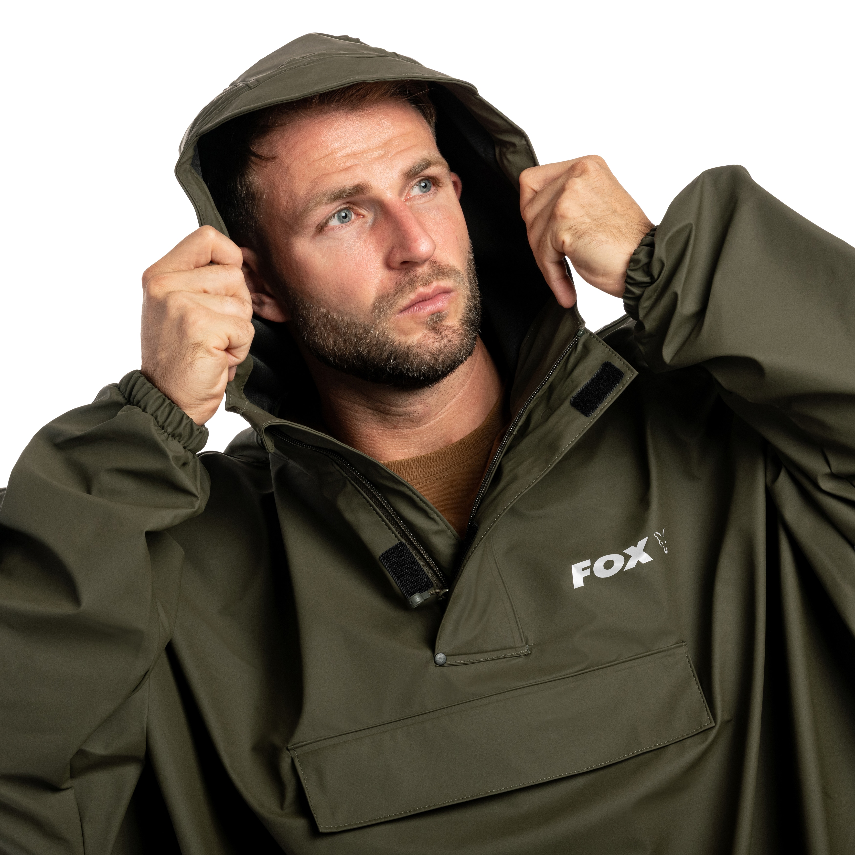 Ponczo Fox - Khaki