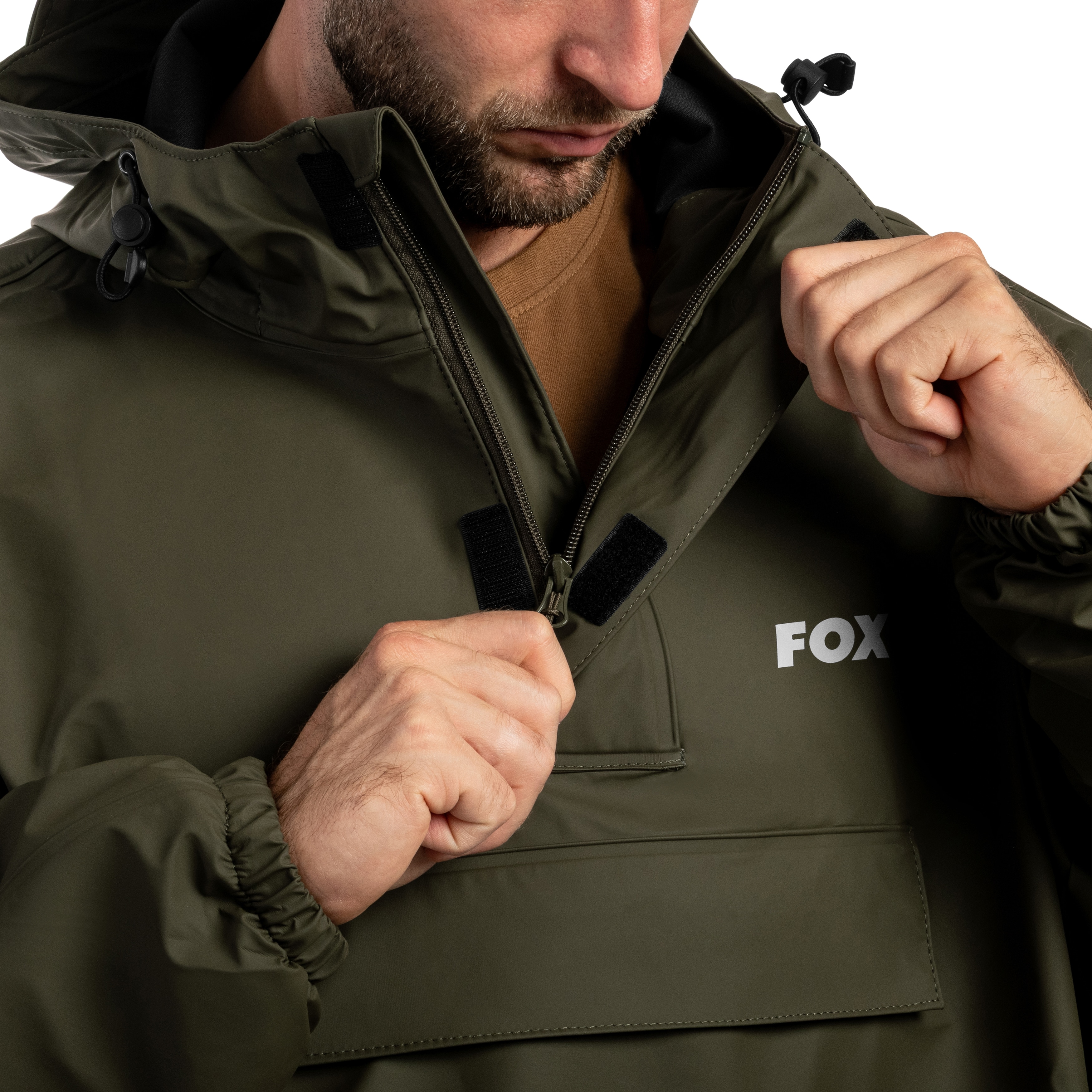 Ponczo Fox - Khaki