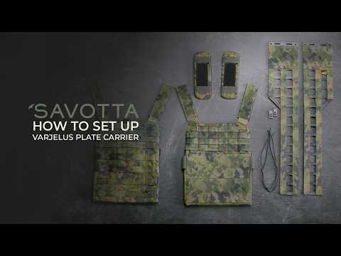 Kamizelka taktyczna Savotta Varjelus Plate Carrier - M05 Finnish Woodland Camo