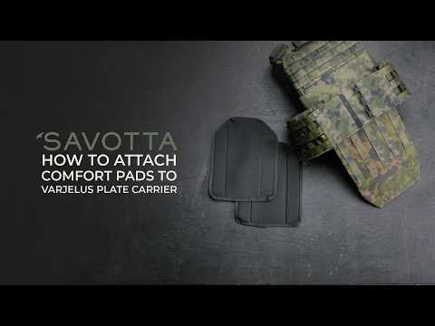 Zestaw Comfort Padów Savotta do kamizelek Plate Carrier - Black