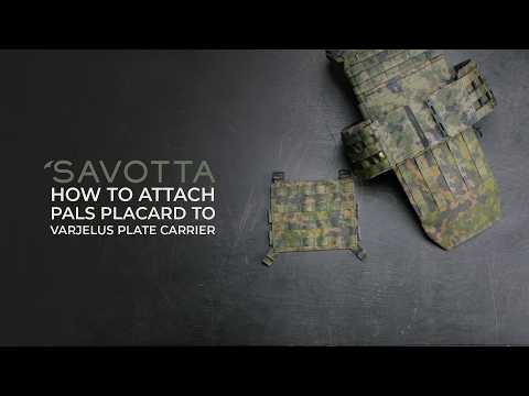Panel Savotta Varjelus PALS Placard - MultiCam