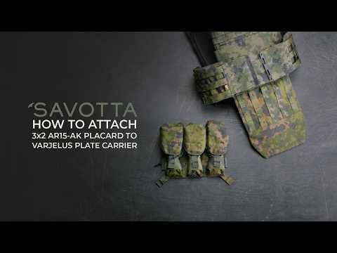 Panel z ładownicami Savotta Varjelus 3x2 AR15-AK Placard - MultiCam