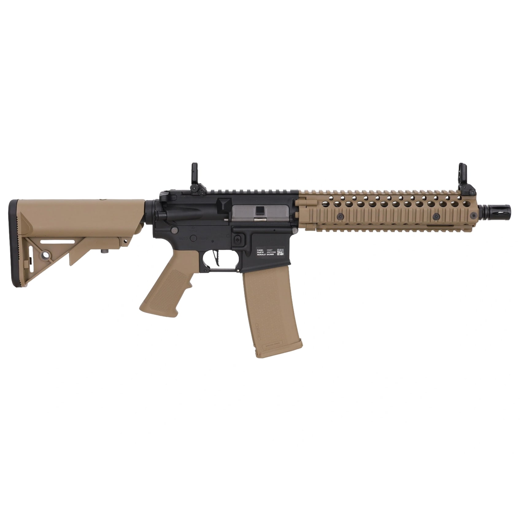 Specna Arms MK-18 SA-F19 Flex HAL ETU Gen. 2 Assault Rifle AEG - Half Tan